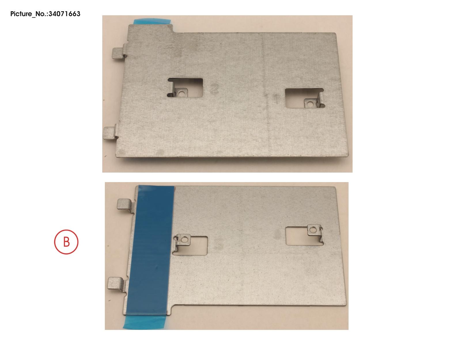 FUJITSU SSD M.2 HEATSINK (METAL)