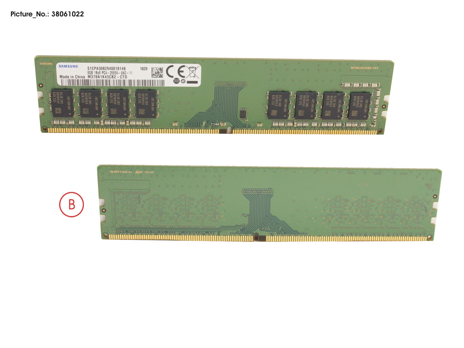 MEMORY 8GB DDR4-2666 UD