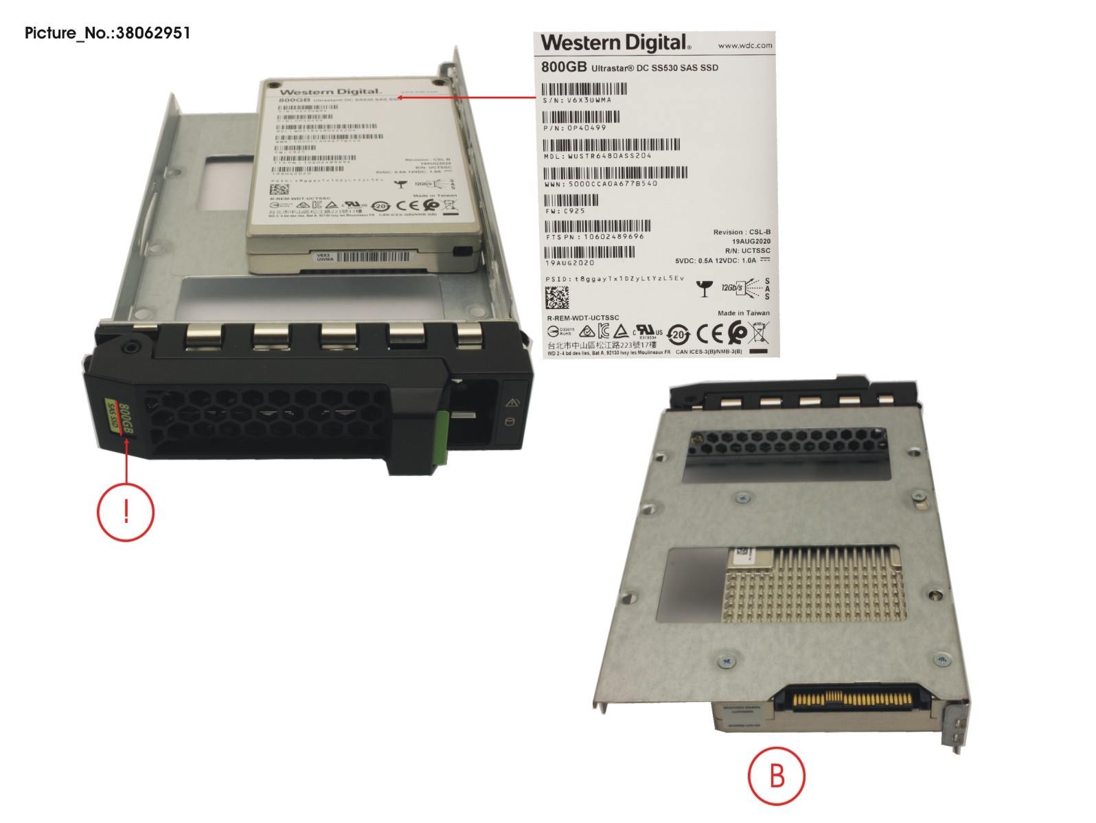 SSD SAS 12G 800GB MIXED-USE 3.5 H-P EP