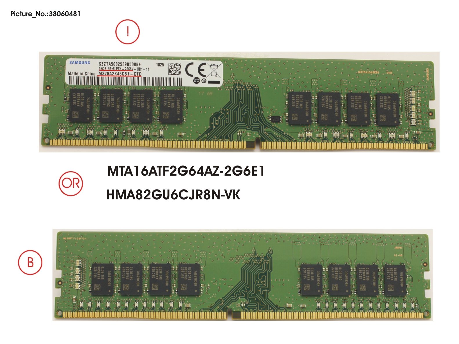 FUJITSU MEMORY 16GB DDR4-2666 UD