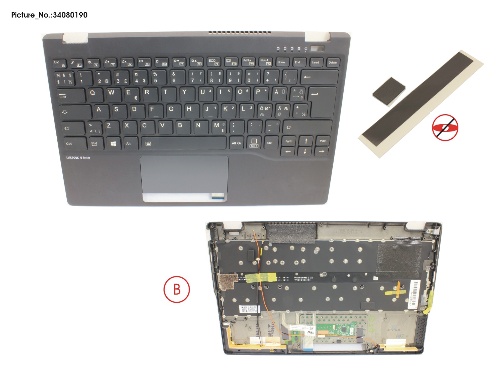 UPPER ASSY INCL. KB NORDIC W/ 4G ANT.