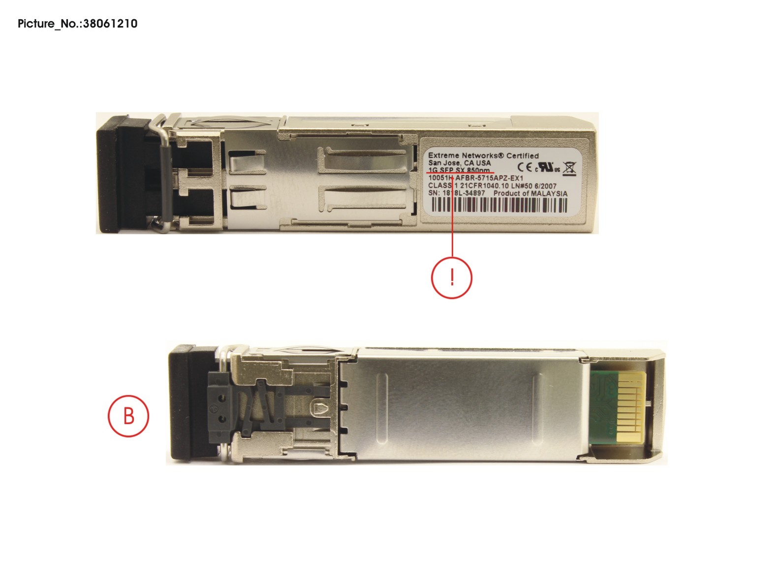 1000BASE-SX SFP