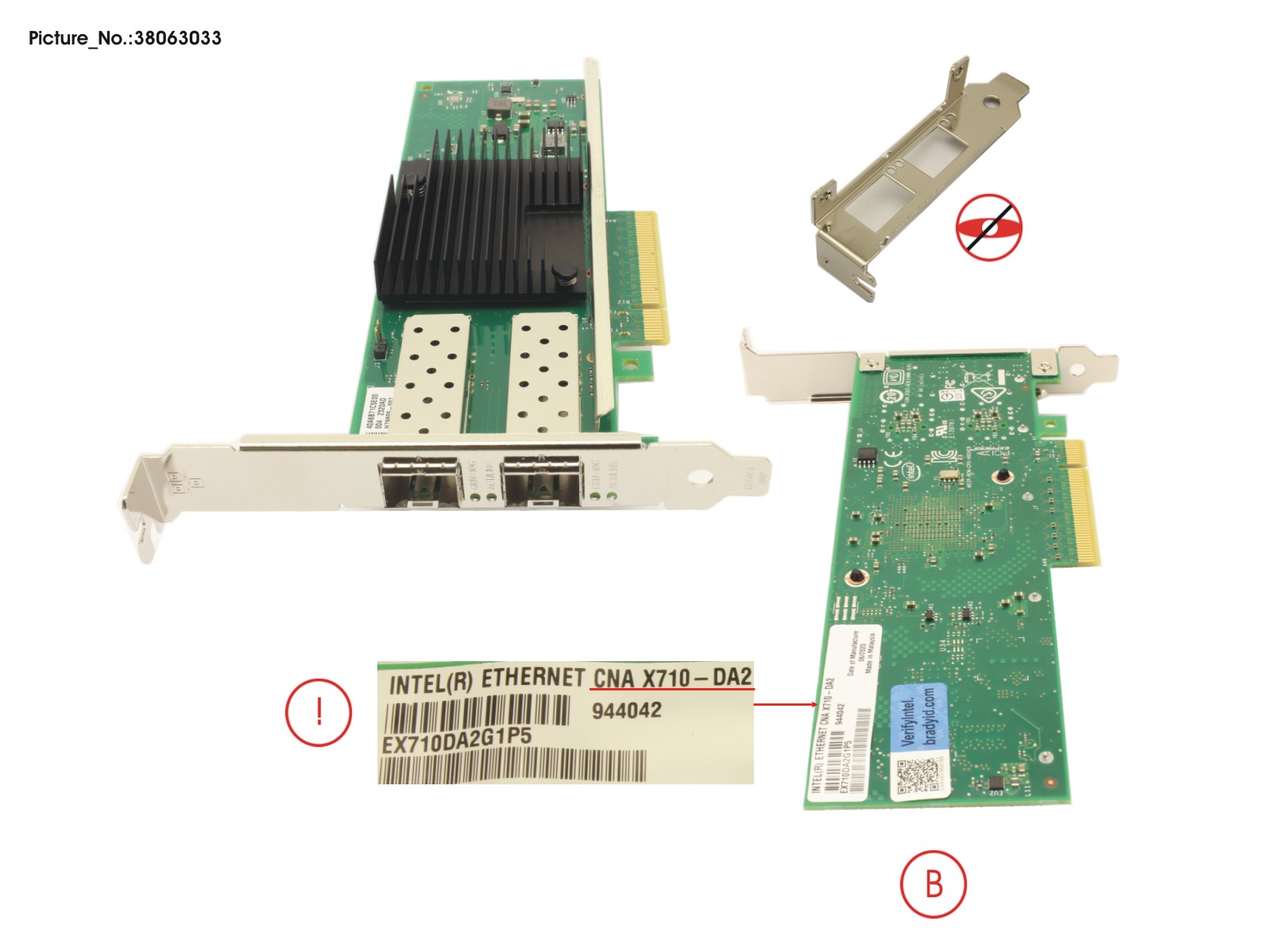 FUJITSU PLAN EP X710-DA2 2X10GB SFP+