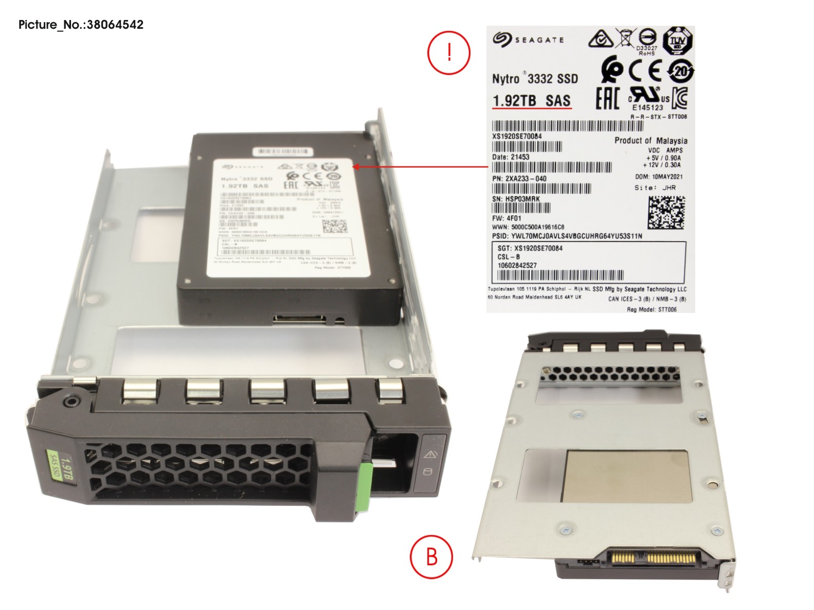 SSD SAS 12G RI 1.92TB IN LFF SLIM
