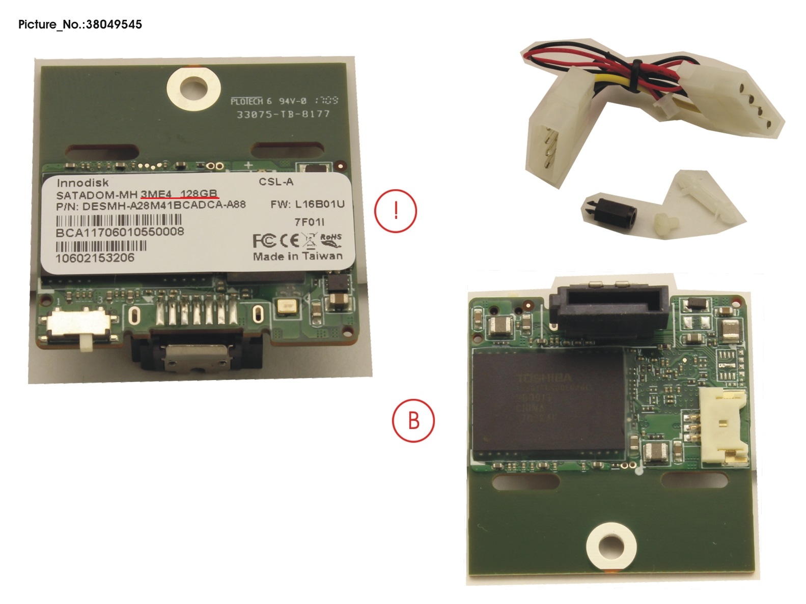 FUJITSU SSD SATA 6G 128GB DOM N H-P