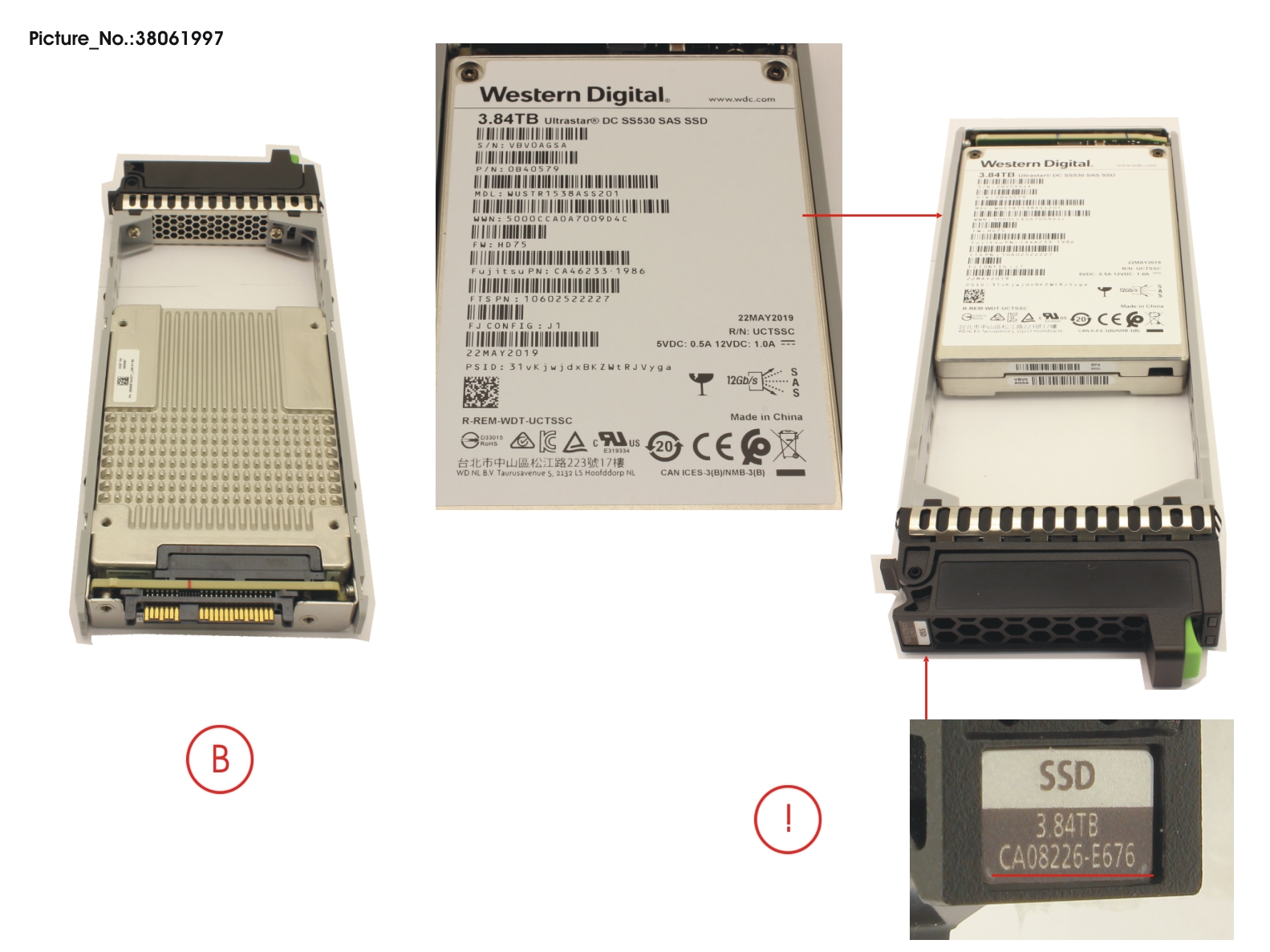 DX S3/S4 SED SSD 2.5 3.84TB DWPD1 12G
