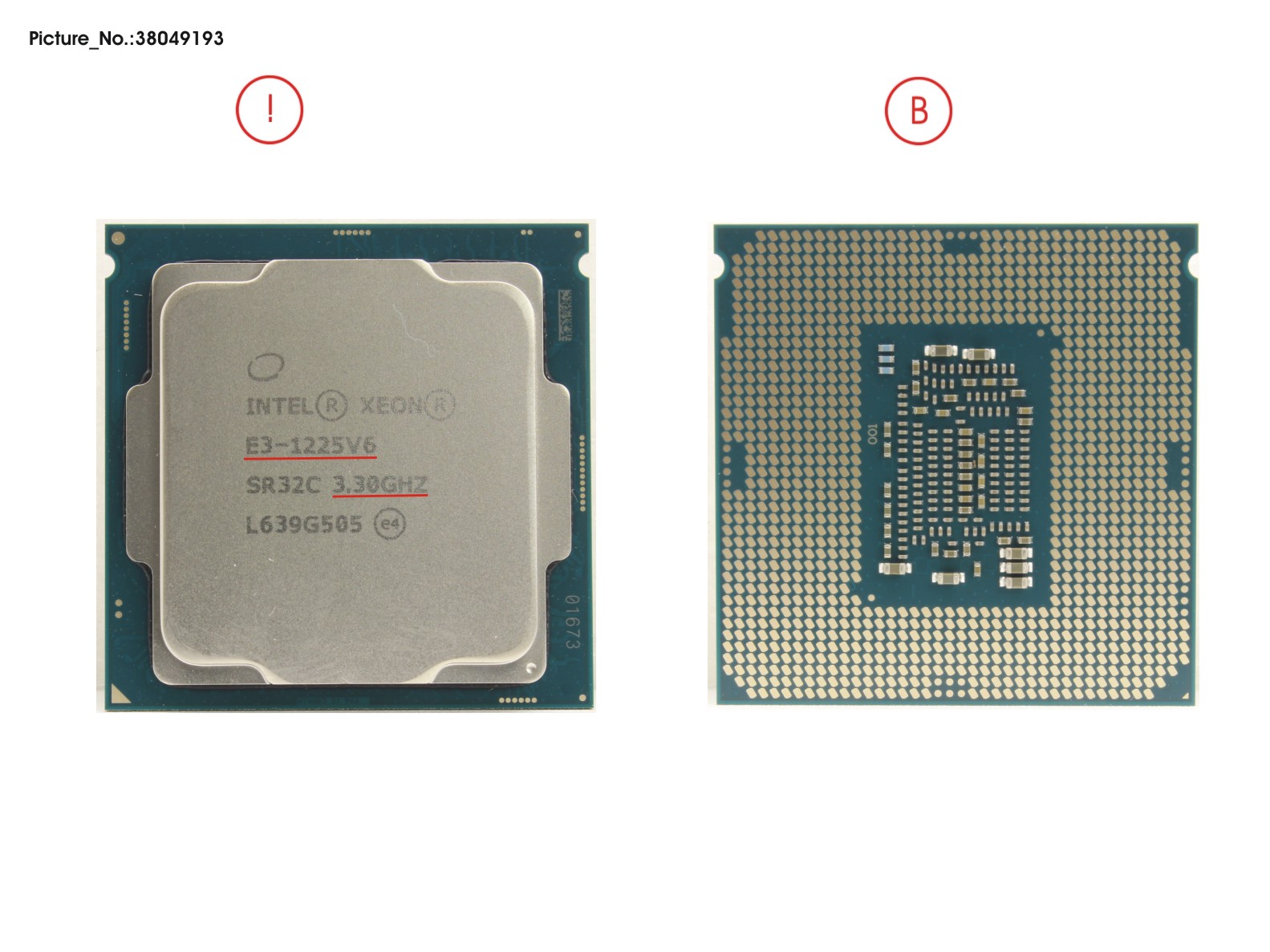 CPU XEON E3-1225V6 3.3GHZ 73W