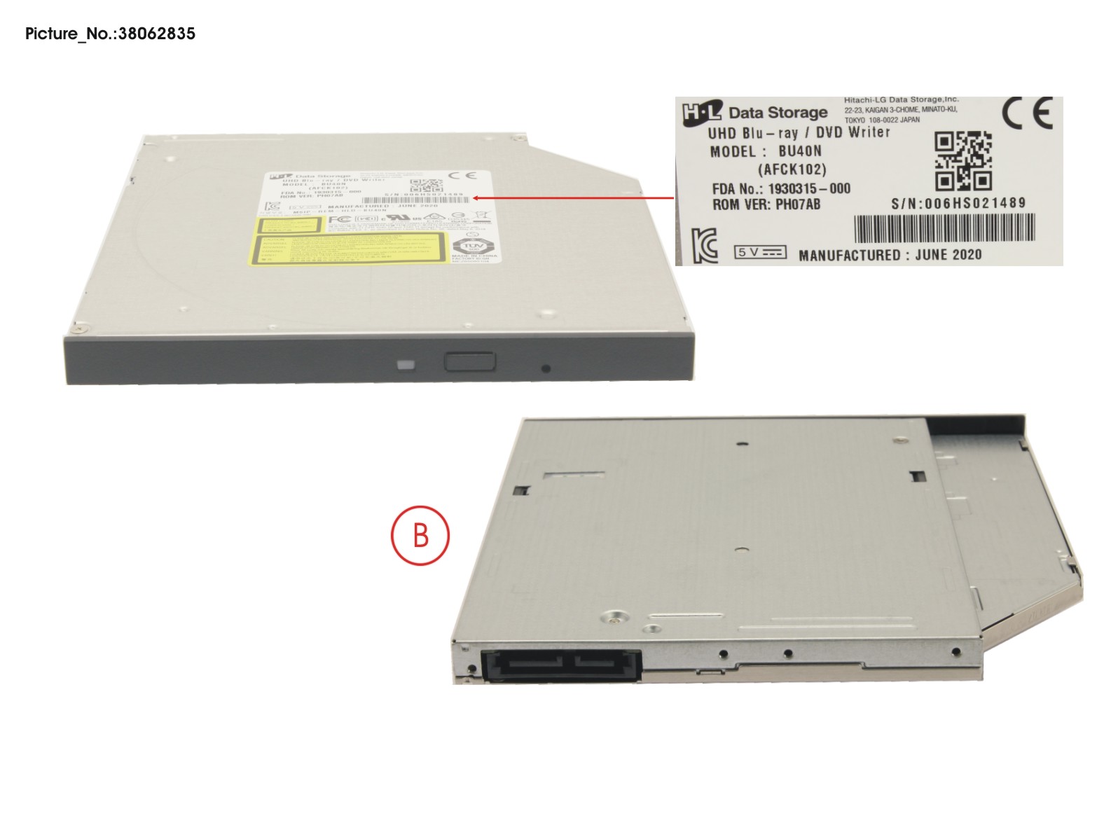 FUJITSU BLU-RAY TRIPLE WRITER ULTRASLIM SATA