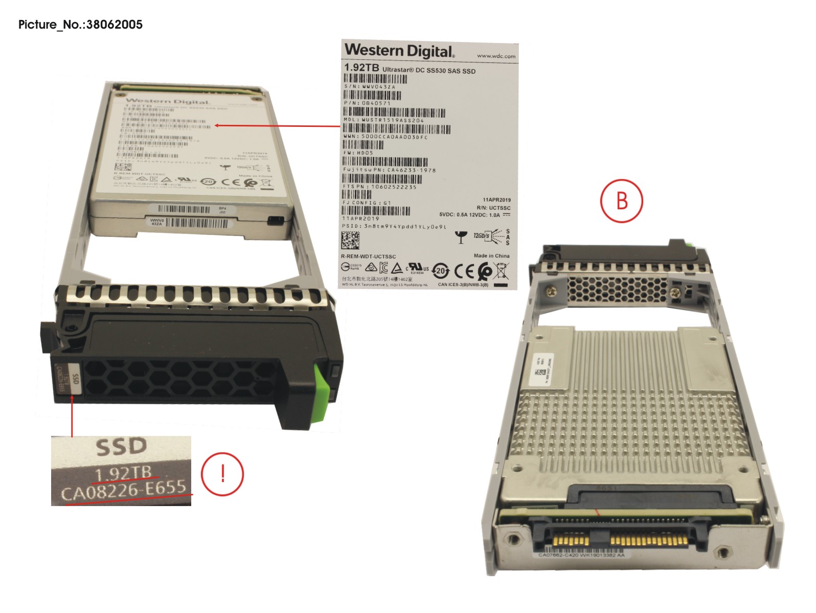 DX S3/S4 SSD SAS 2.5 1.92TB DWPD1 12G