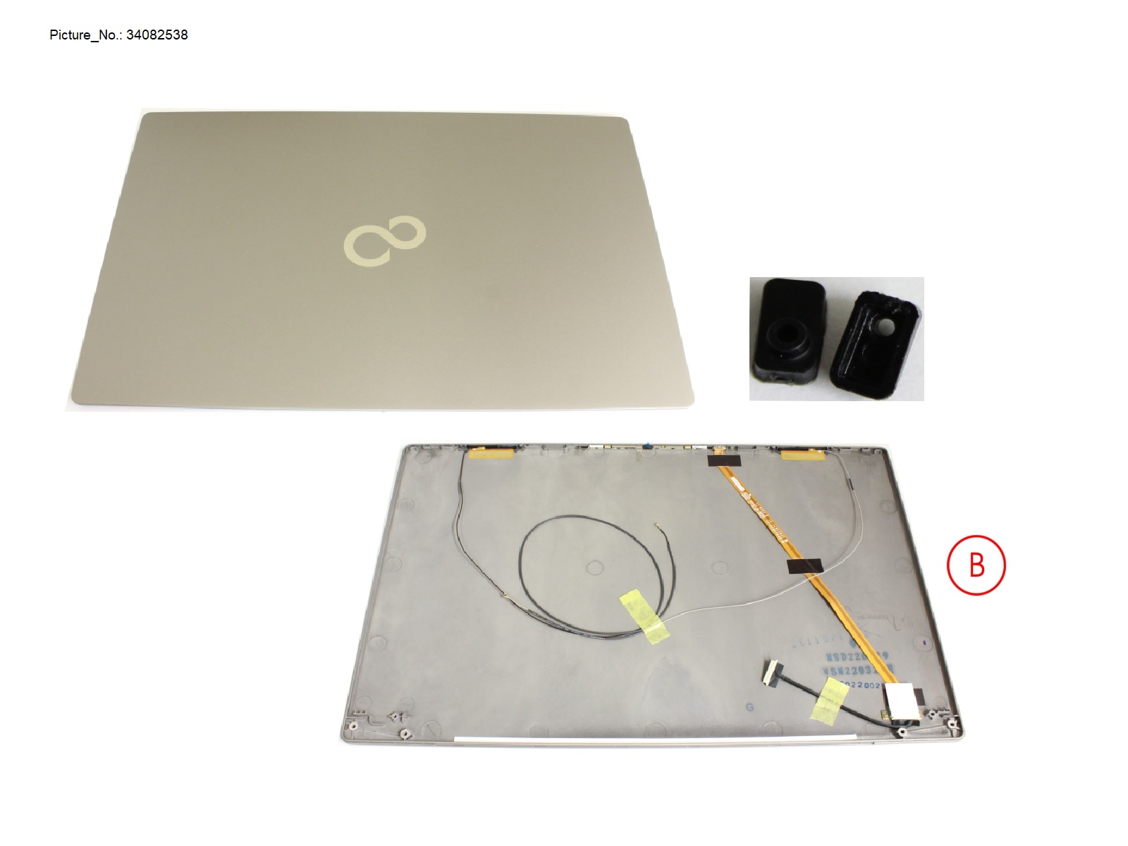 LCD BACK COVER ASSY (W/ RGB)