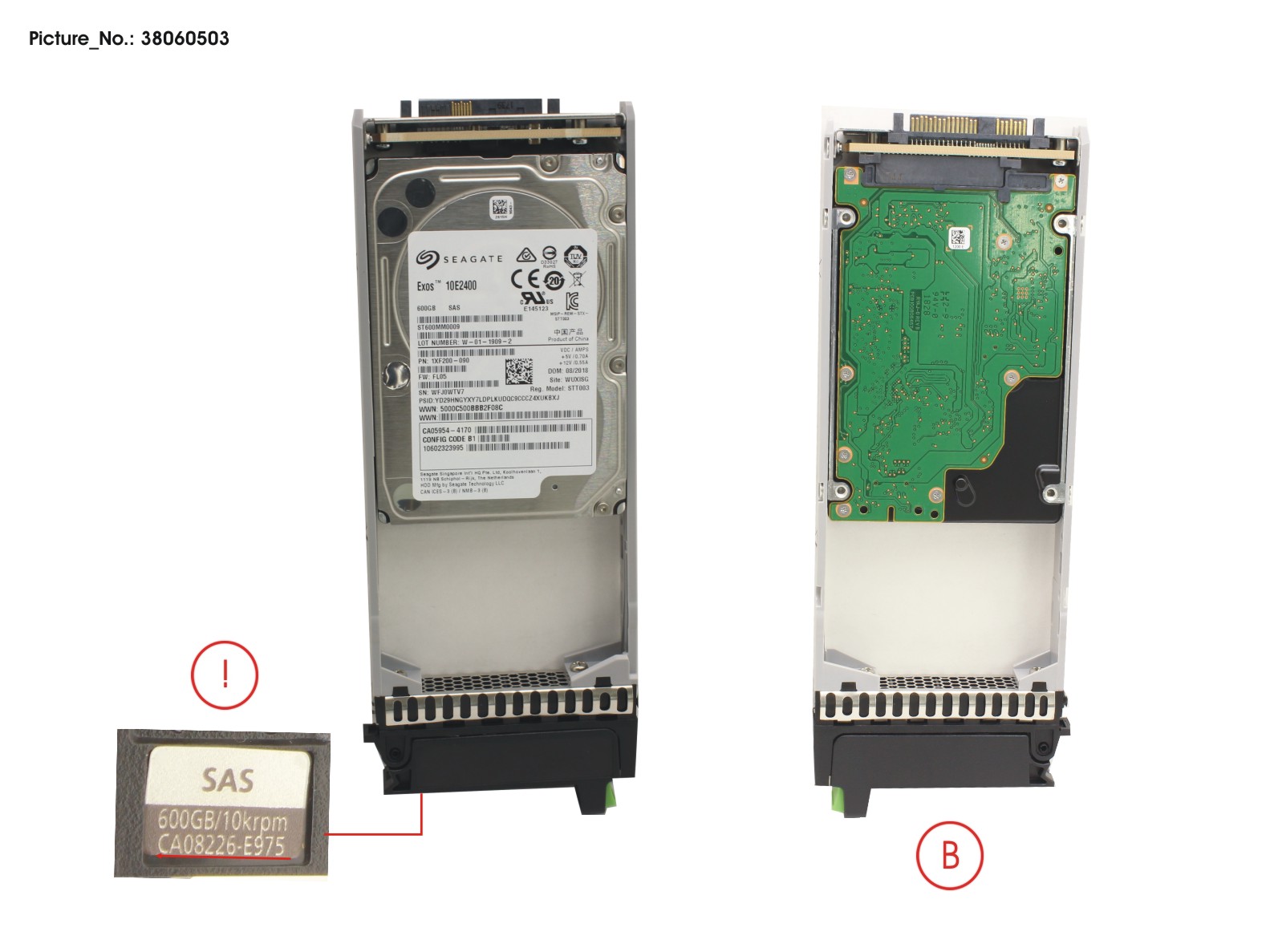 FUJITSU DX S3/S4 HD DRIVE 2.5  600GB 10K