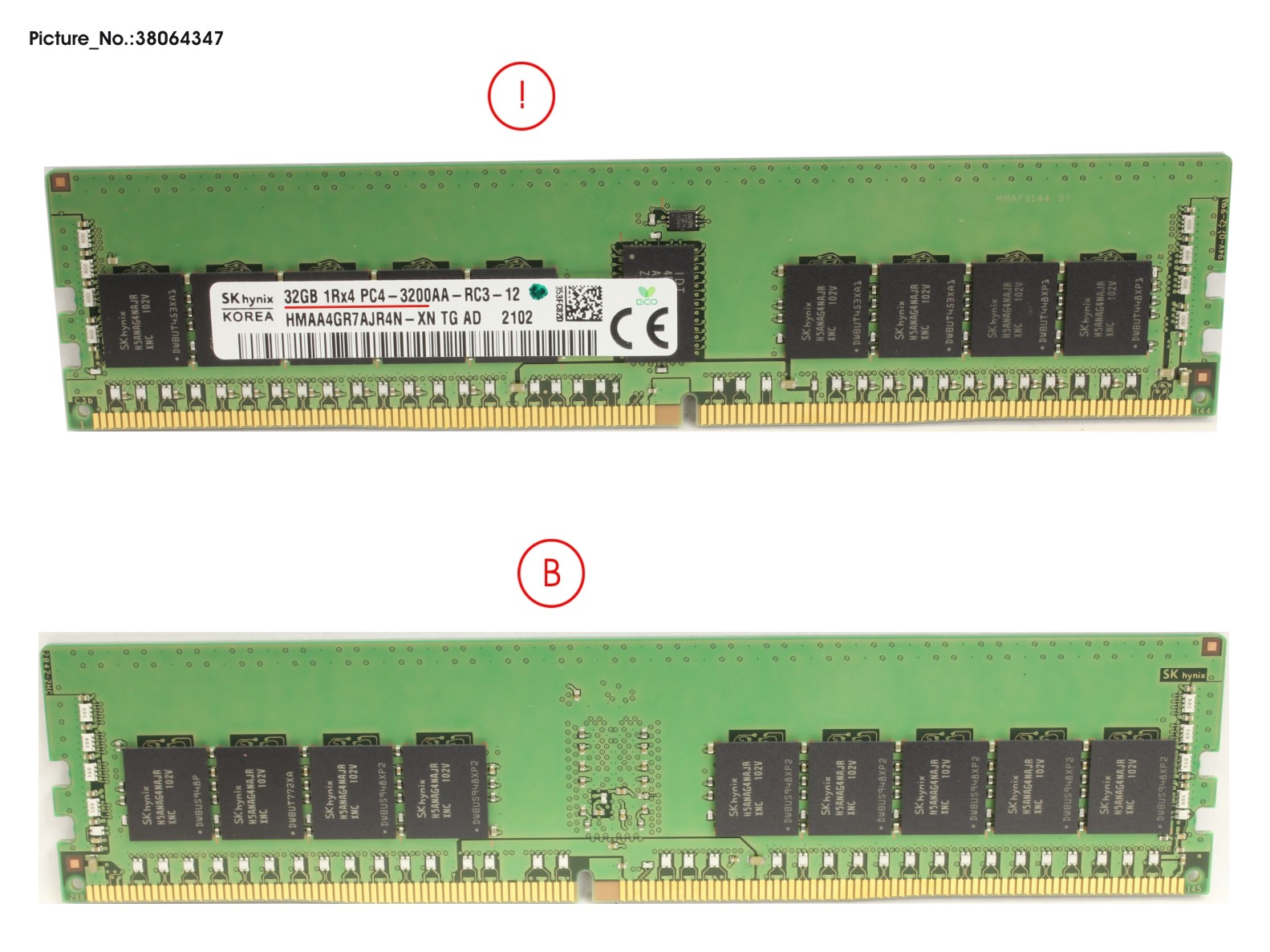 DDR4 3200 RDIMM 1RX4 32GB