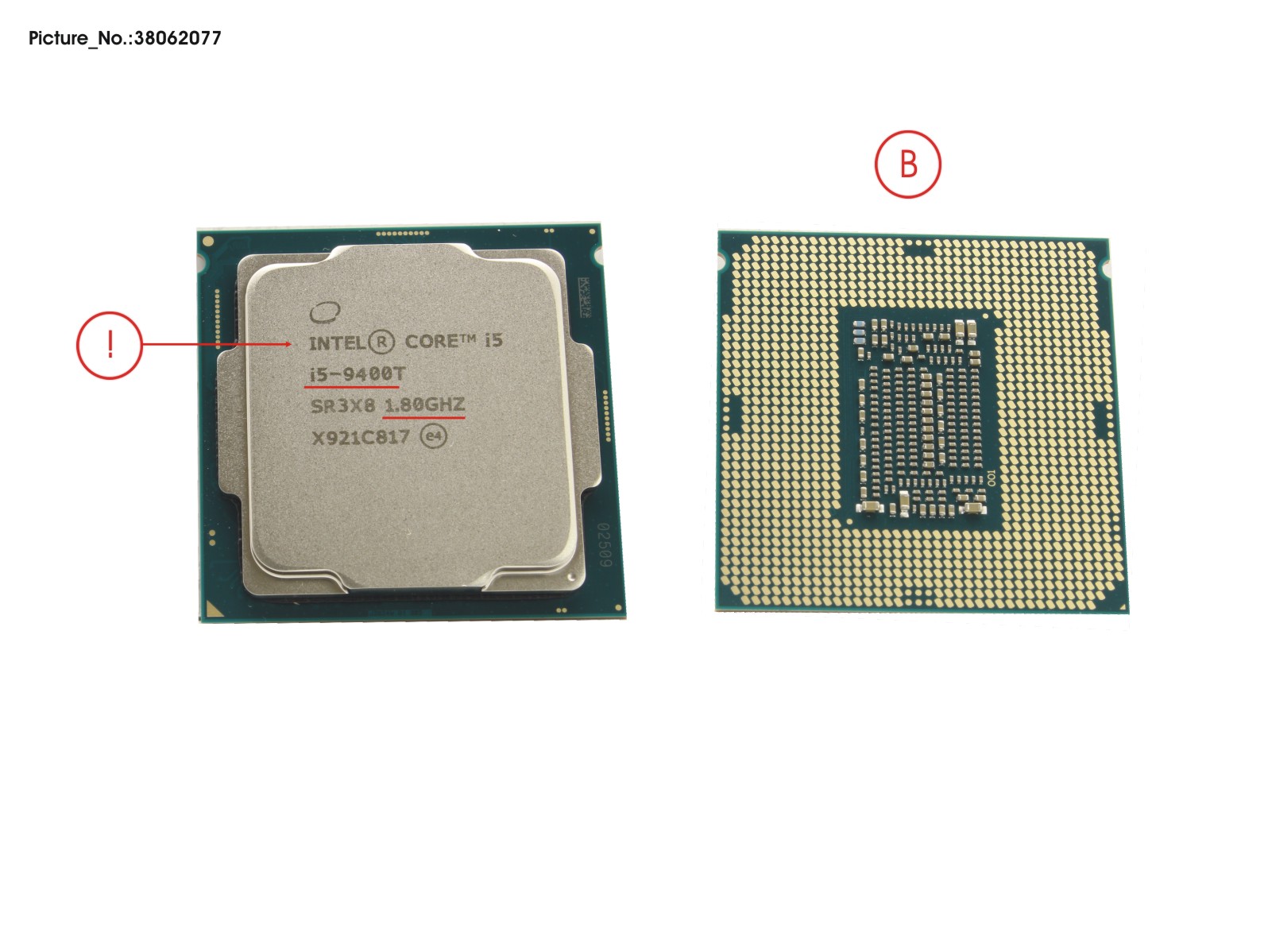 CPU CORE I5-9400T 1.8GHZ 35W