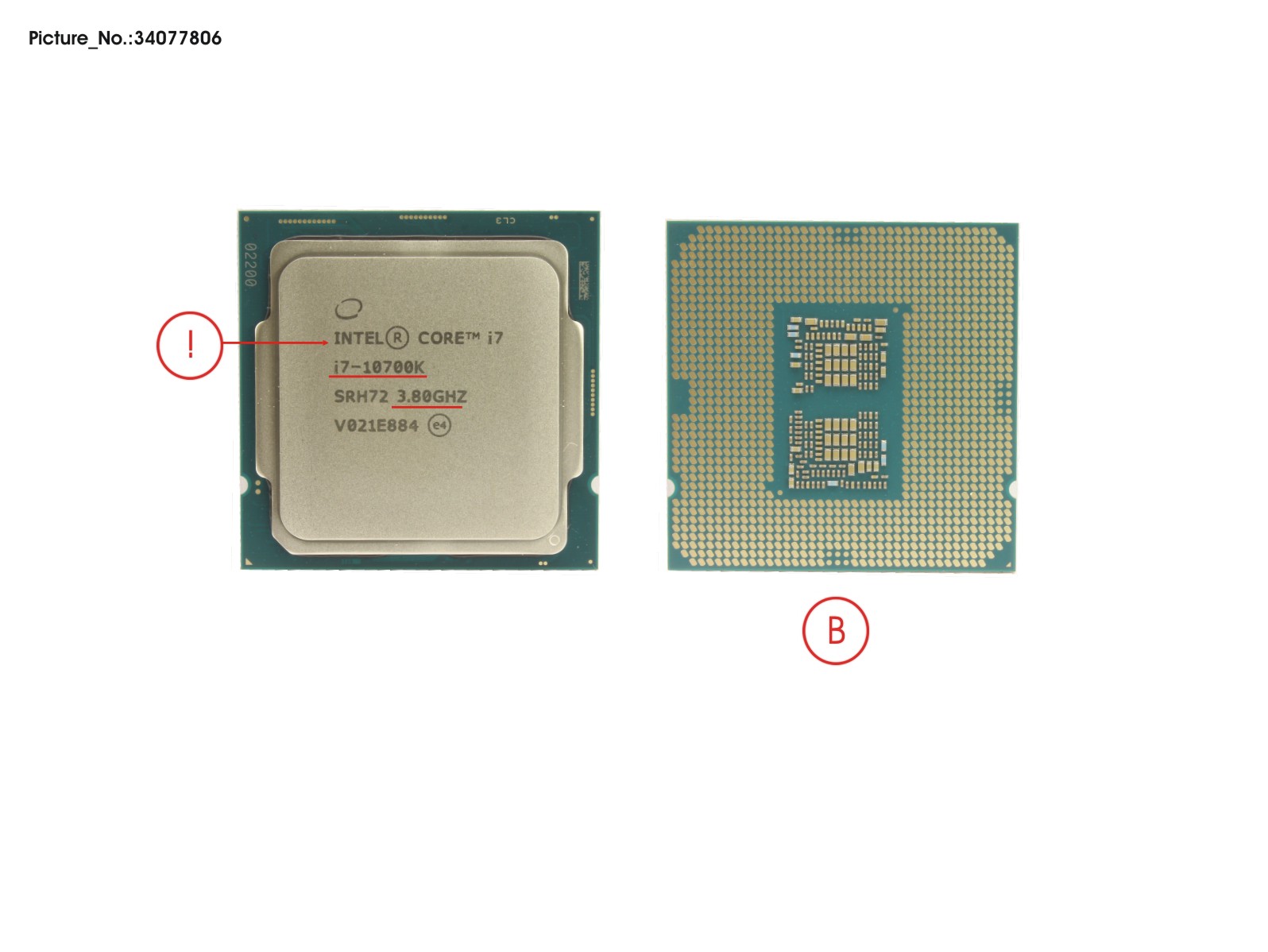 CPU INTEL CORE I7-10700K 3,8 GHZ 125W