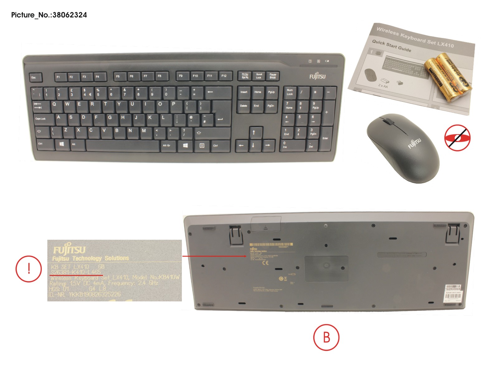 WIRELESS KB MOUSE SET LX410 GB WIRELESS KB MOUSE SET LX410 GB