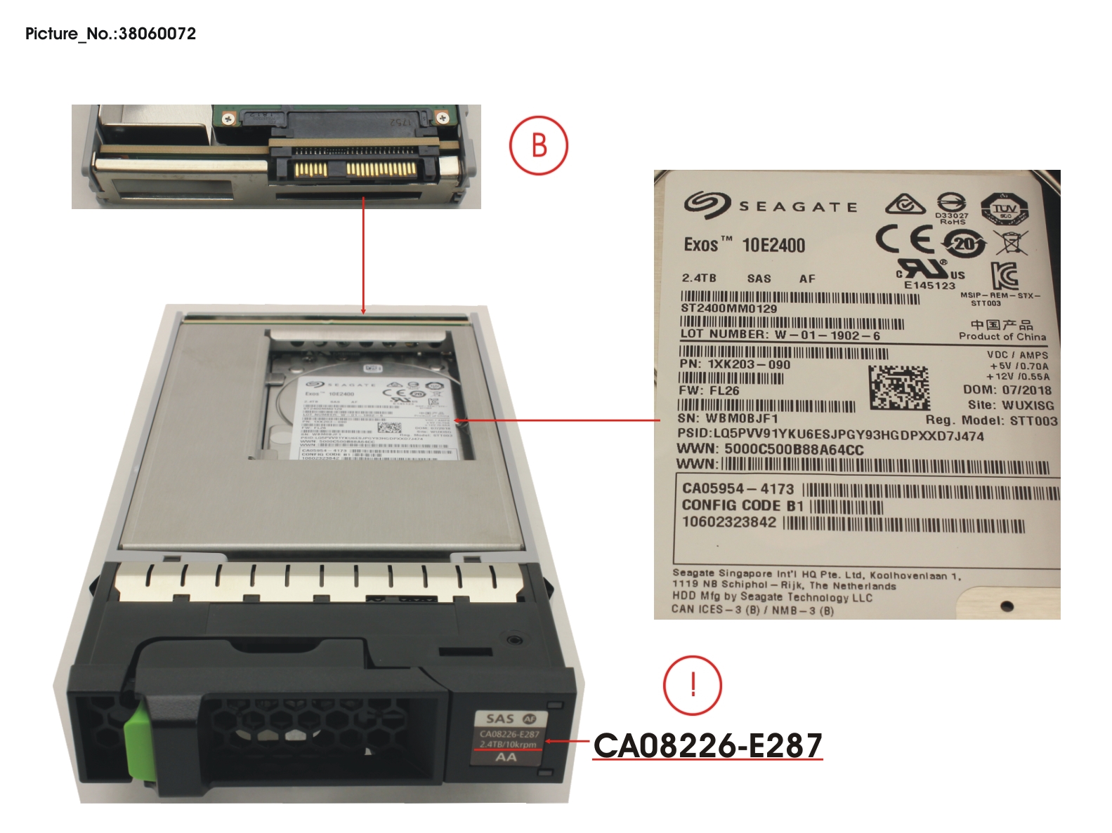 DX60 S4 HD DRIVE 3.5 2.4TB 10K