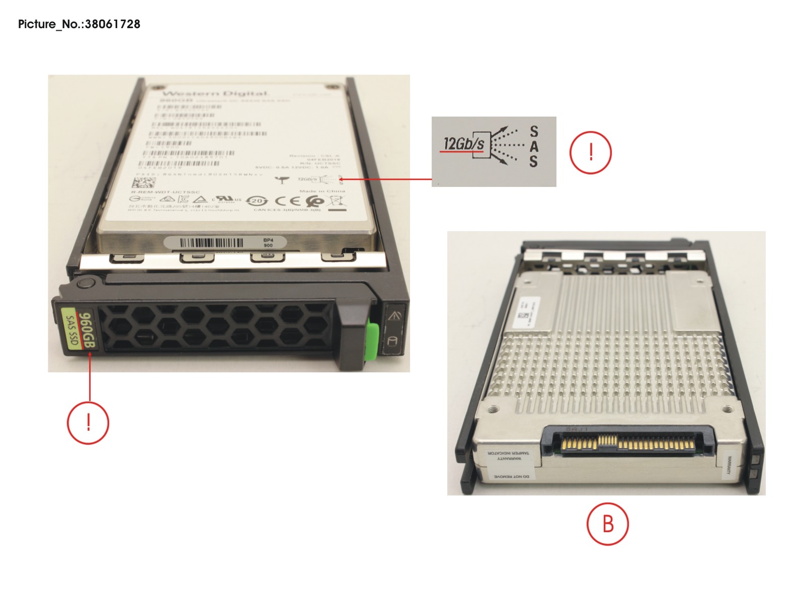 SSD SAS 12G 960GB READ-INT. 2.5 H-P EP