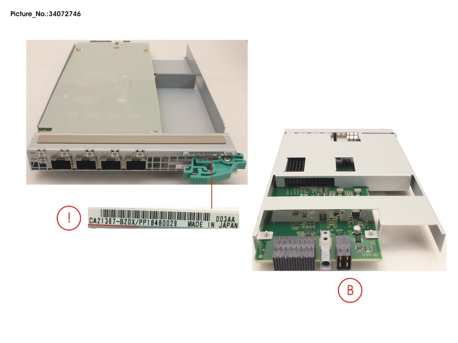 DX S4 HE SPARE CA FC32G 4PORT WO/SFP