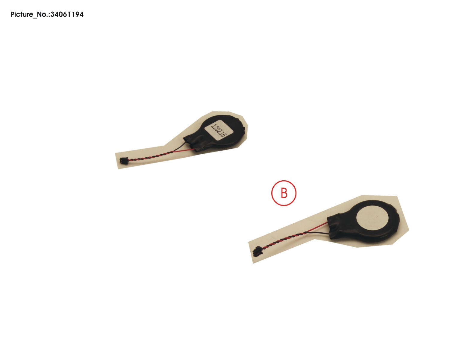 -BT-RTC BATTERY (CR1620) W/CABLE -BT-RTC BATTERY (CR1620) W/CABLE