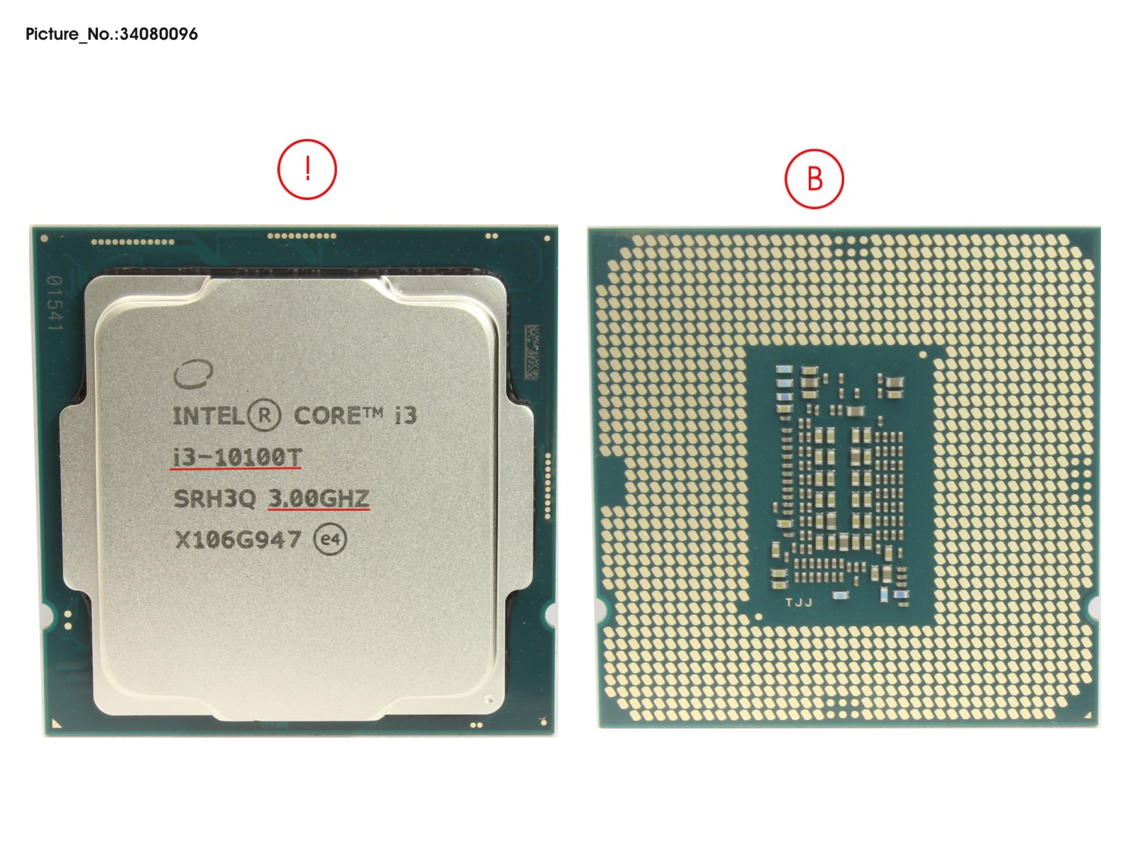 CPU INTEL CORE I3-10100T 3,0 GHZ 35W