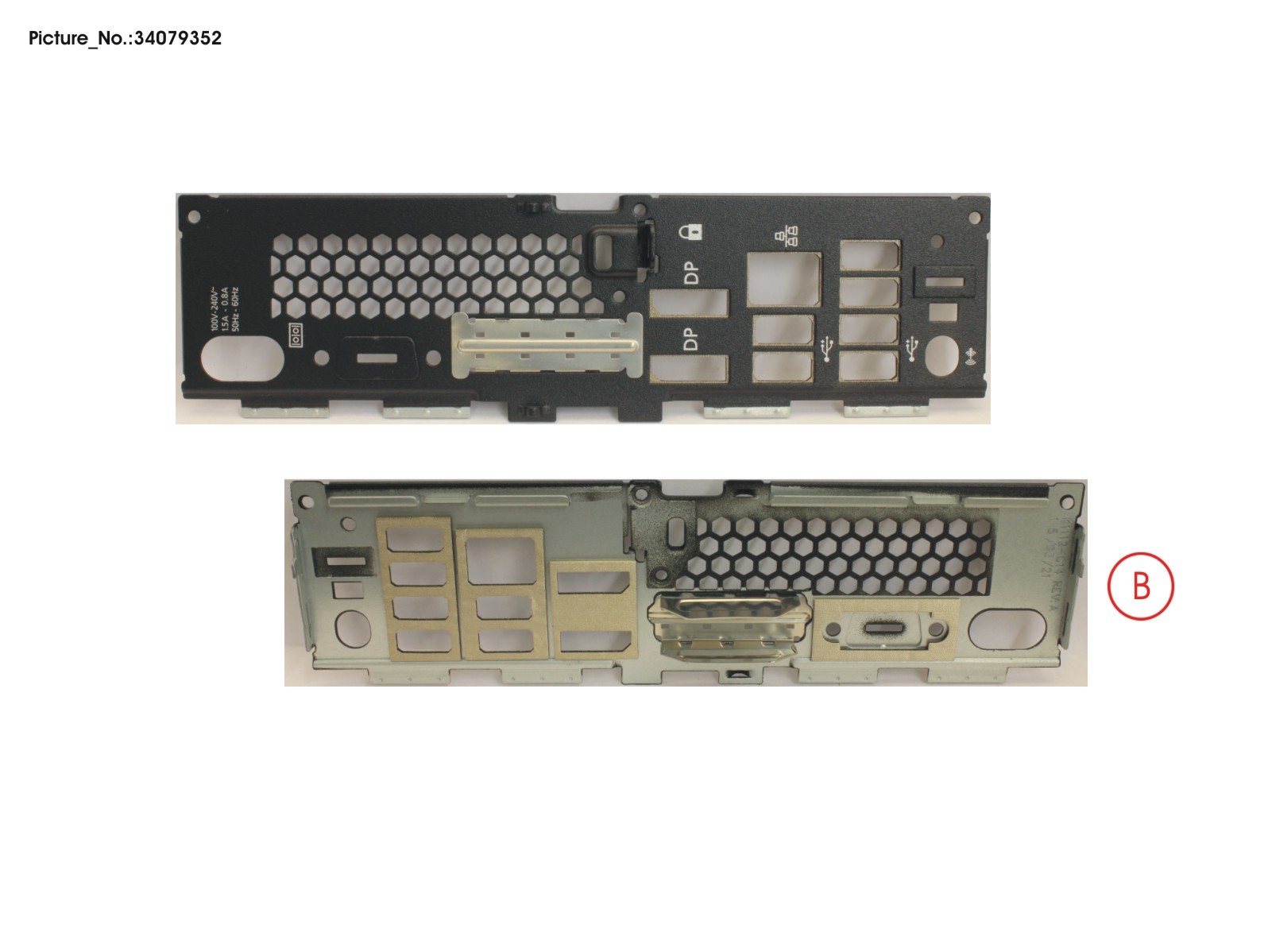 I/O ASSY BLACK I/O ASSY BLACK