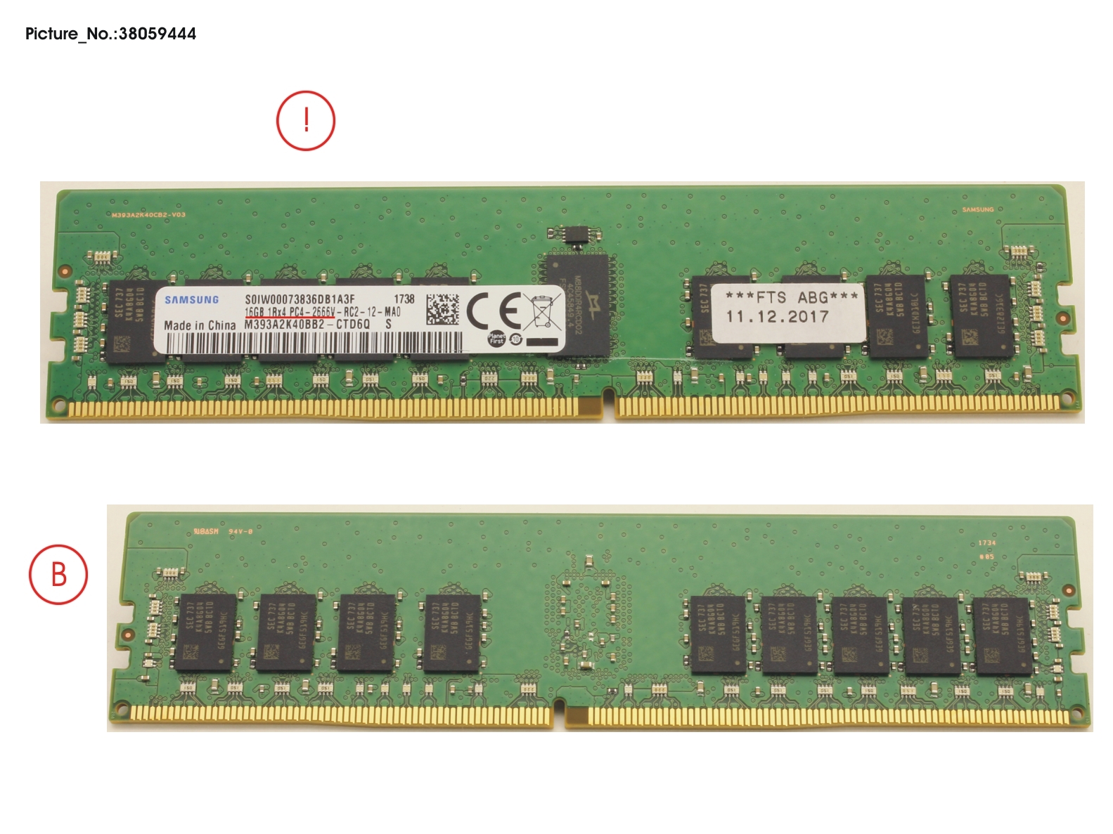 16GB 1RX4 DDR4 R