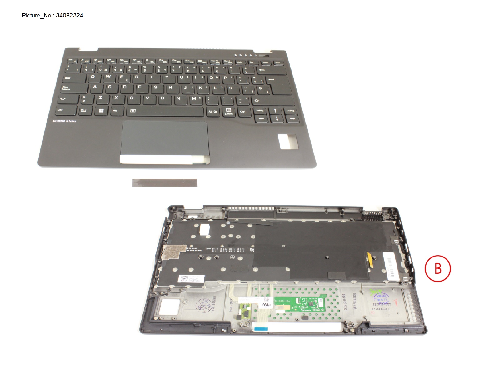 UPPER ASSY INCL. KB SPAIN W/ PV UPPER ASSY INCL. KB SPAIN W/ PV