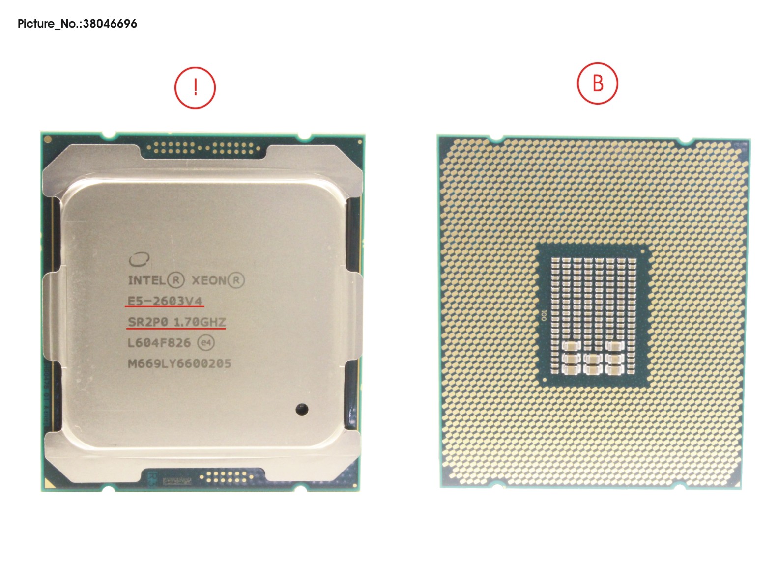 CPU XEON E5-2603V4 1,7GHZ 85W