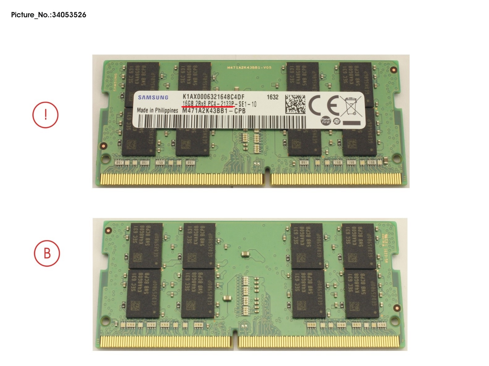 MEMORY 16GB DDR4-2133 MEMORY 16GB DDR4-2133