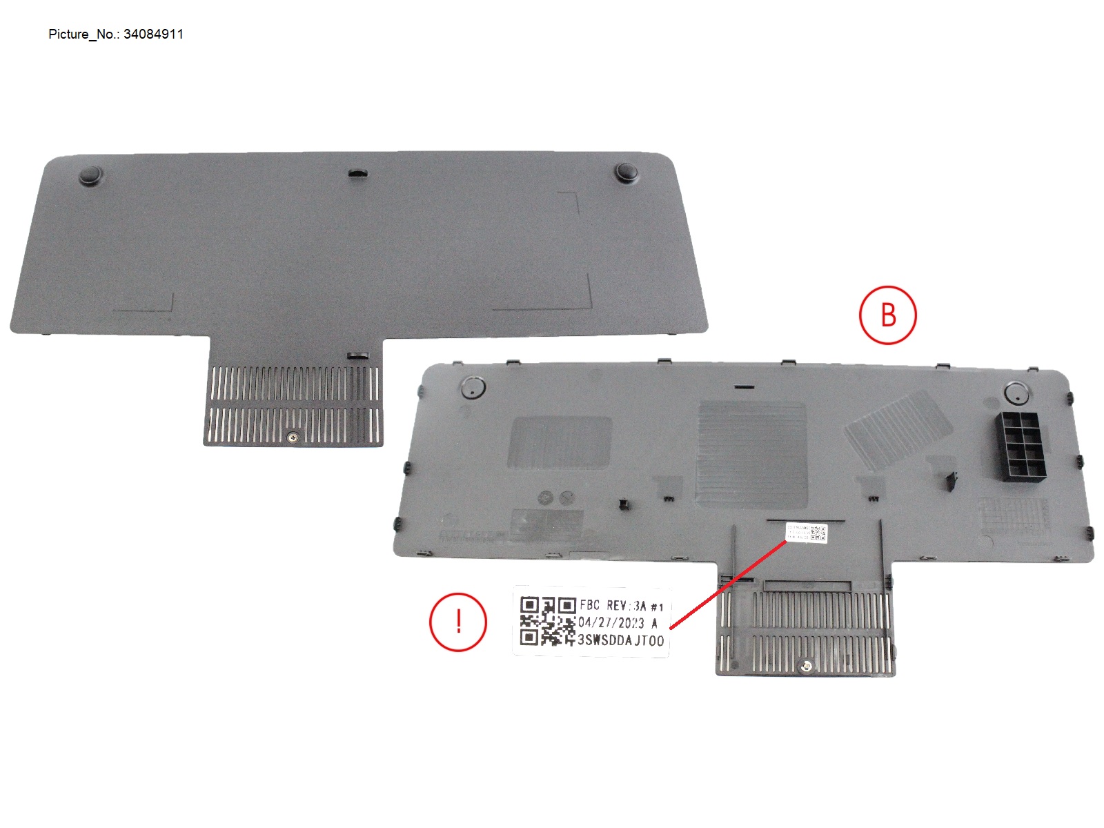 COVER, SERVICE DOOR COVER, SERVICE DOOR