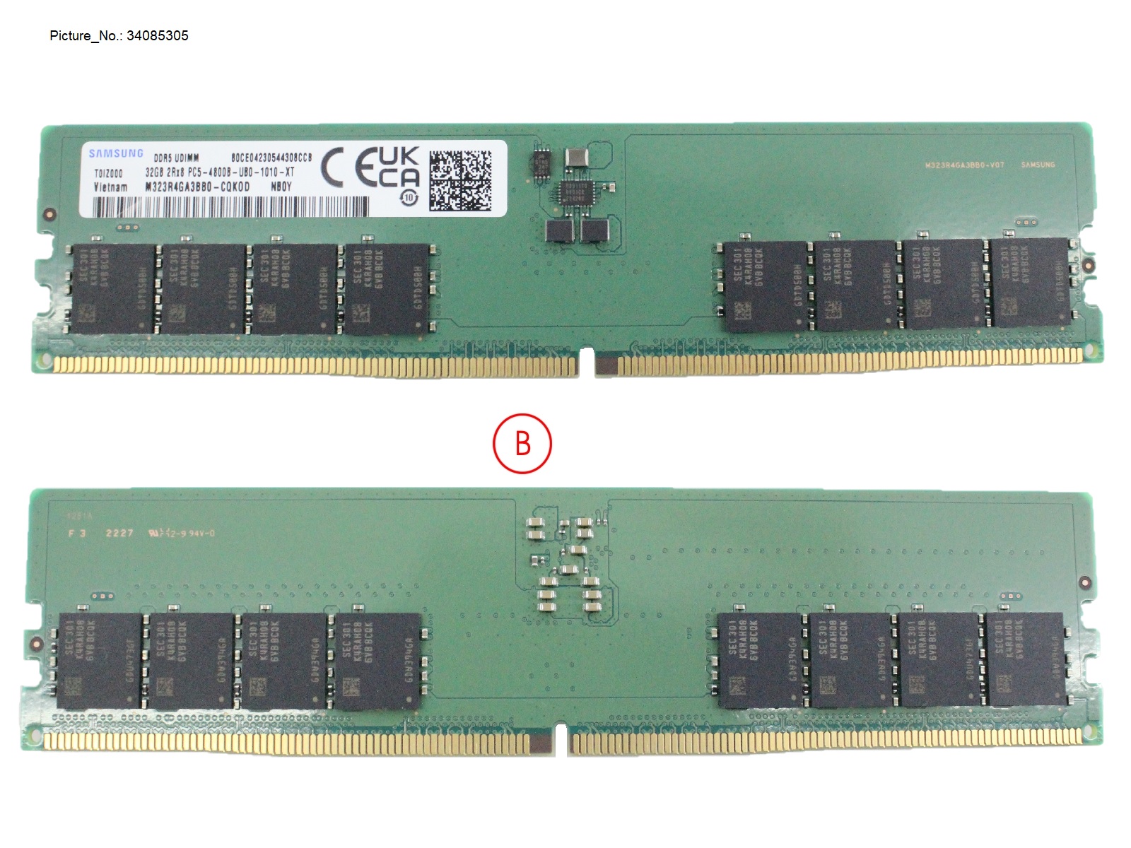 MEMORY 32GB DDR5-4800 UNB