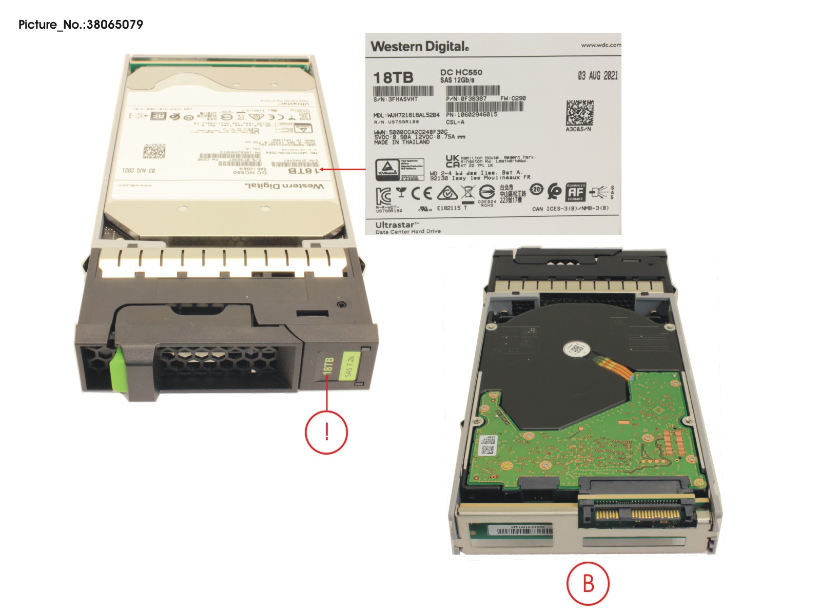 JX40 S2 3.5  18TB 7K2 12G 512E