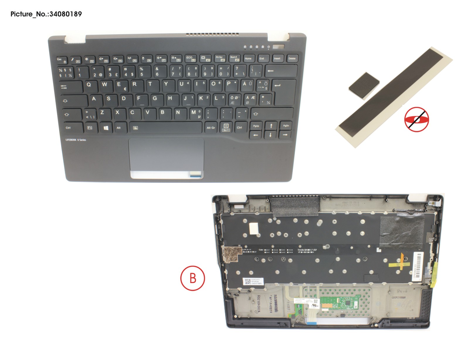 UPPER ASSY INCL. KB NORDIC UPPER ASSY INCL. KB NORDIC