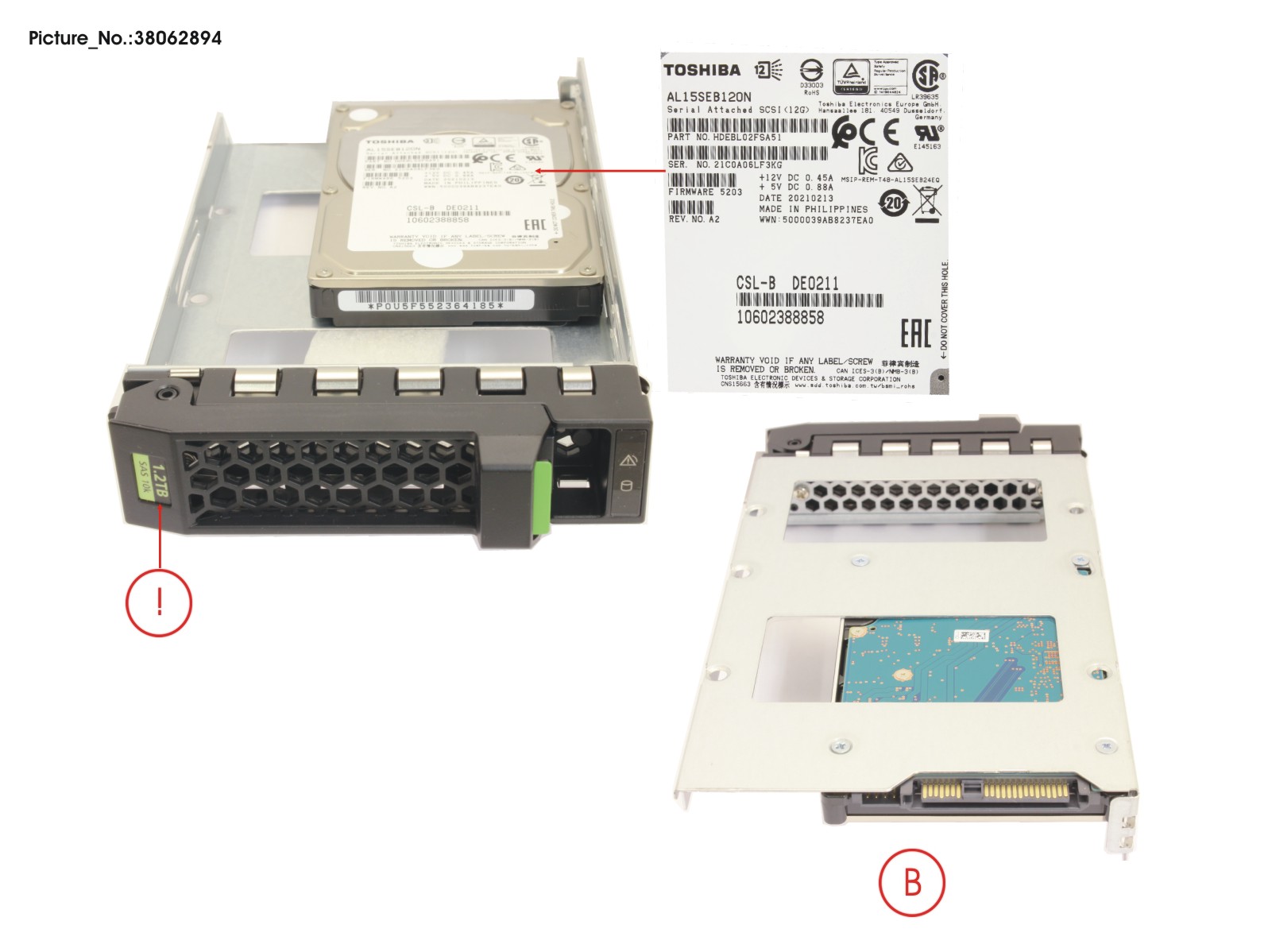 HD SAS 12G 1.2TB 10K 512N HOT PL 3.5 EP