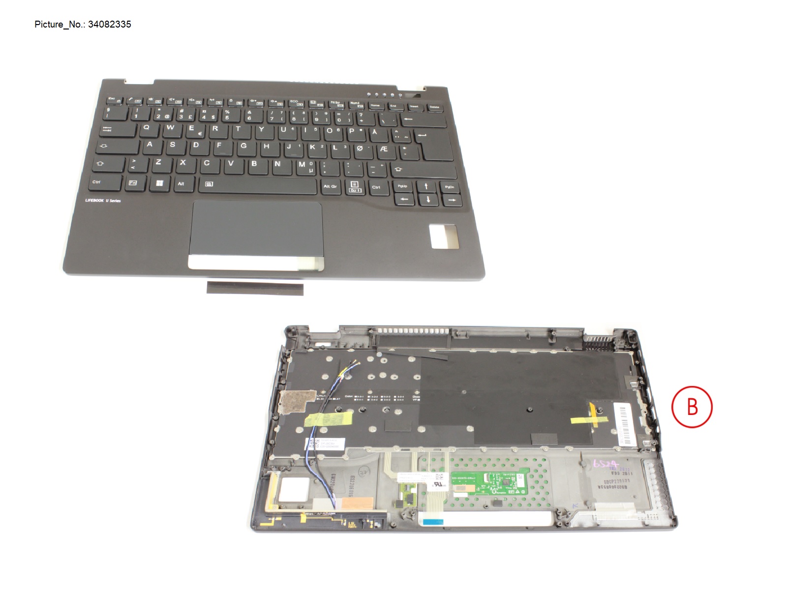 UPPER ASSY INCL. KB NORWAY W/PV(5G ANT) UPPER ASSY INCL. KB NORWAY W/PV(5G ANT)