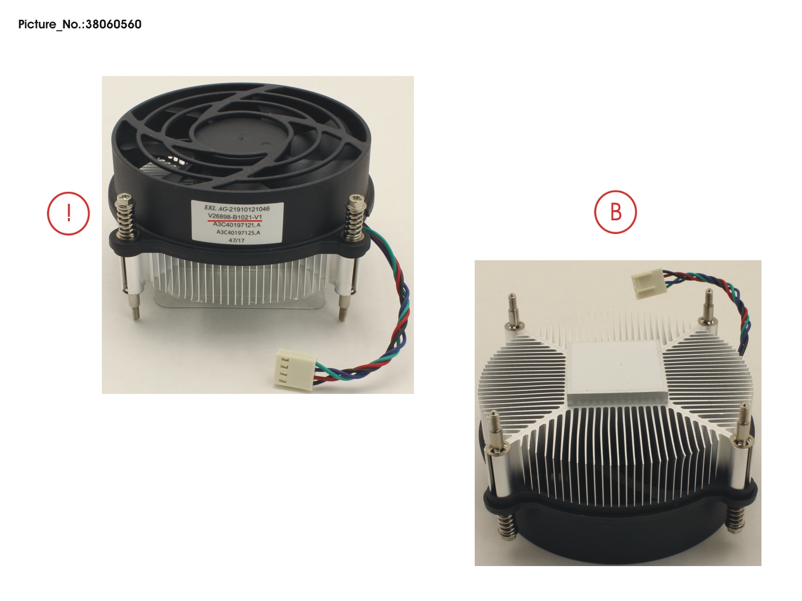 FUJITSU HEATSINK 65W