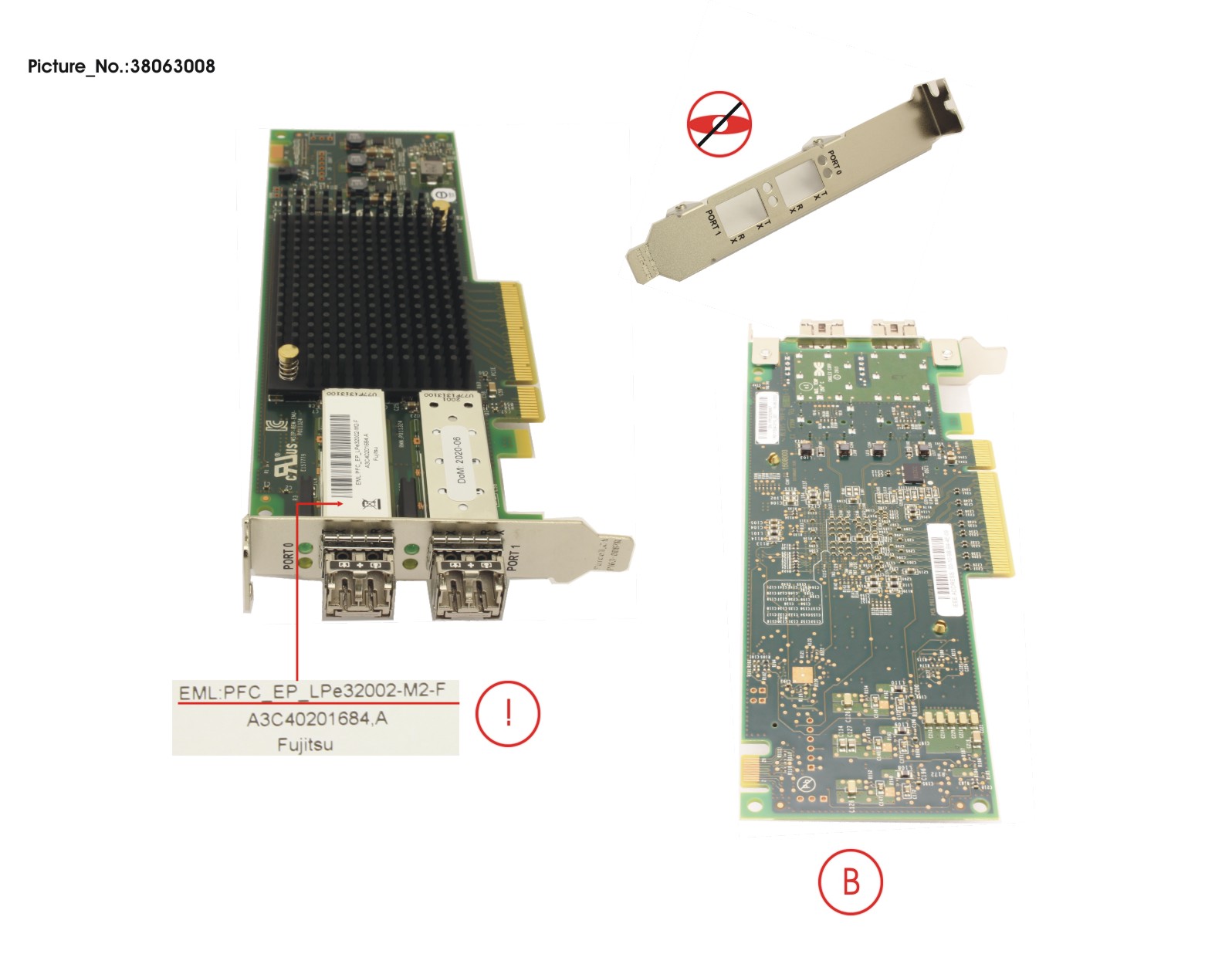 FUJITSU PFC EP LPE32002 2X 32GB BROADCOM