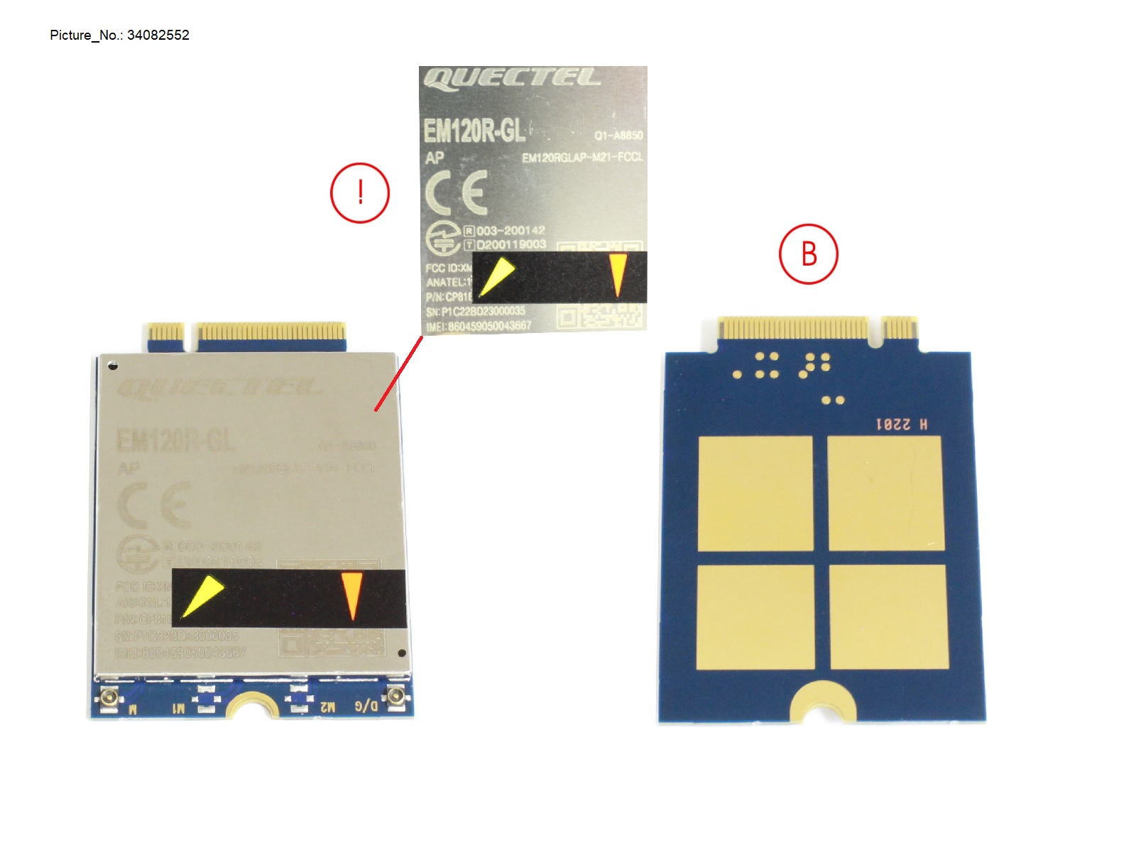 WWAN MODULE EM120R-GL (4G)