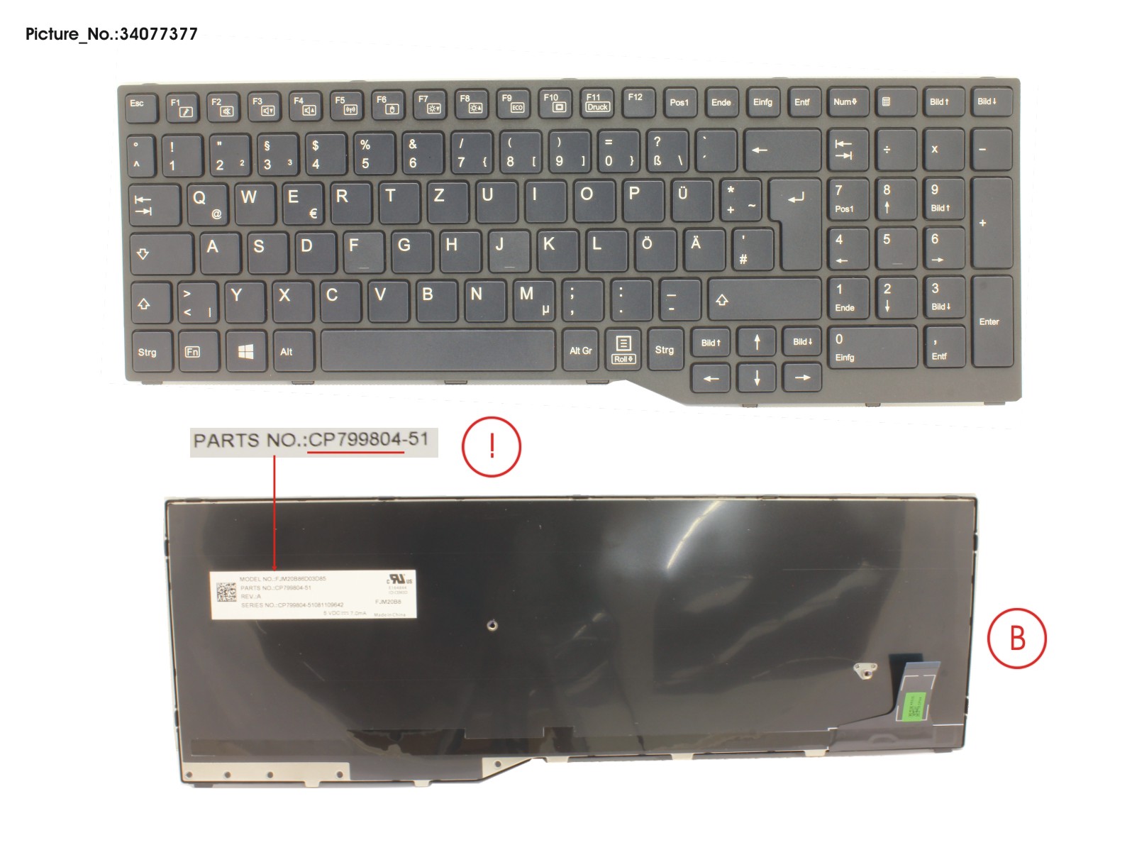 FUJITSU KEYBOARD GERMAN (BLACK) FUJITSU KEYBOARD GERMAN (BLACK)