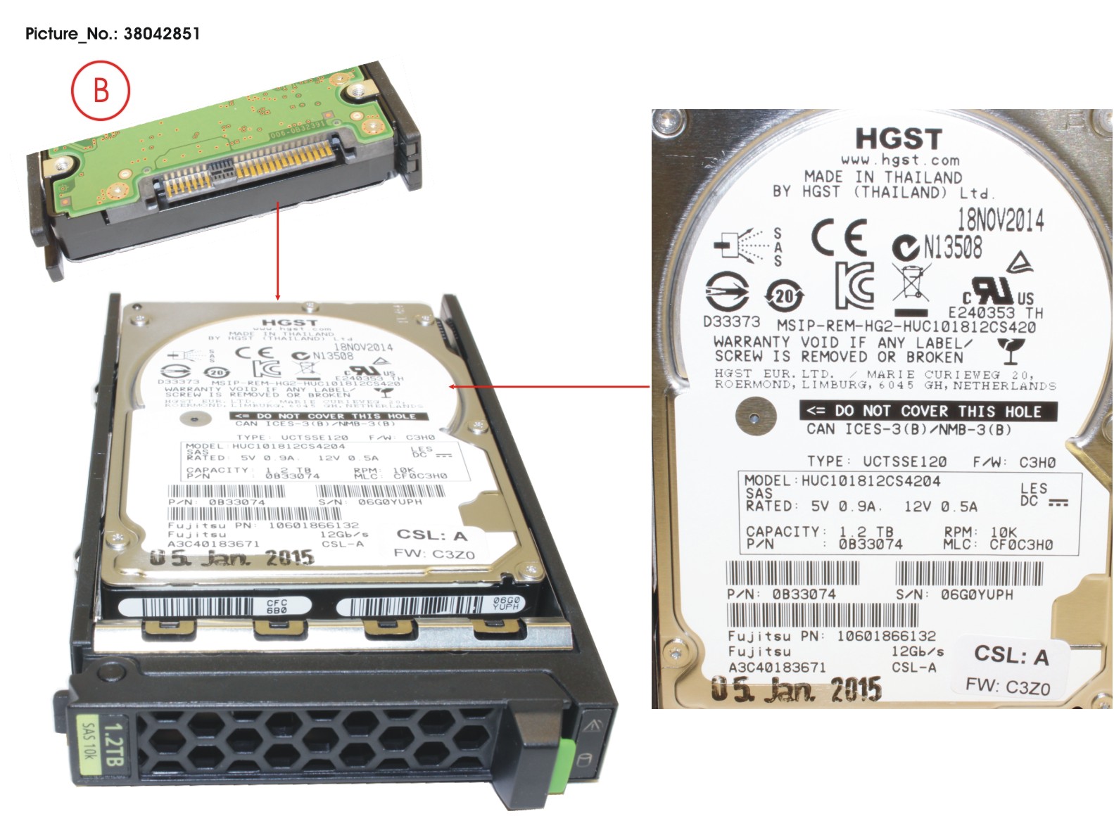 HD SAS 12G 1.2TB 10K 512E HOT Plug