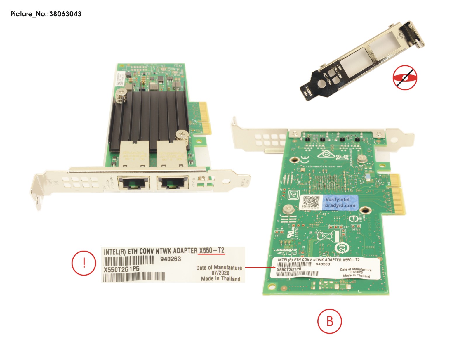 FUJITSU PLAN EP X550-T2 2X10GBASE-T