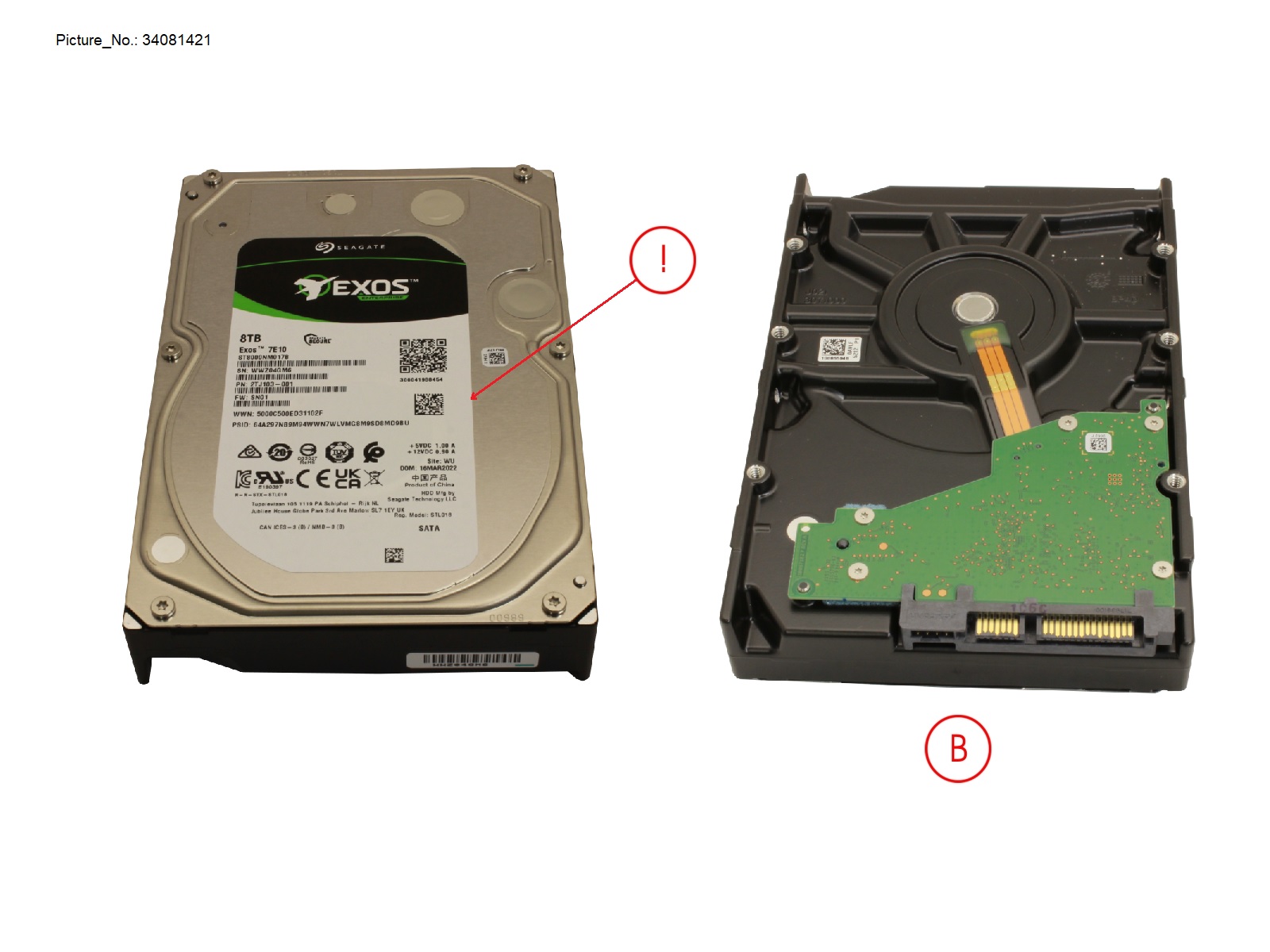 HDD 8TB BC-SATA S3 7.2K 3.5