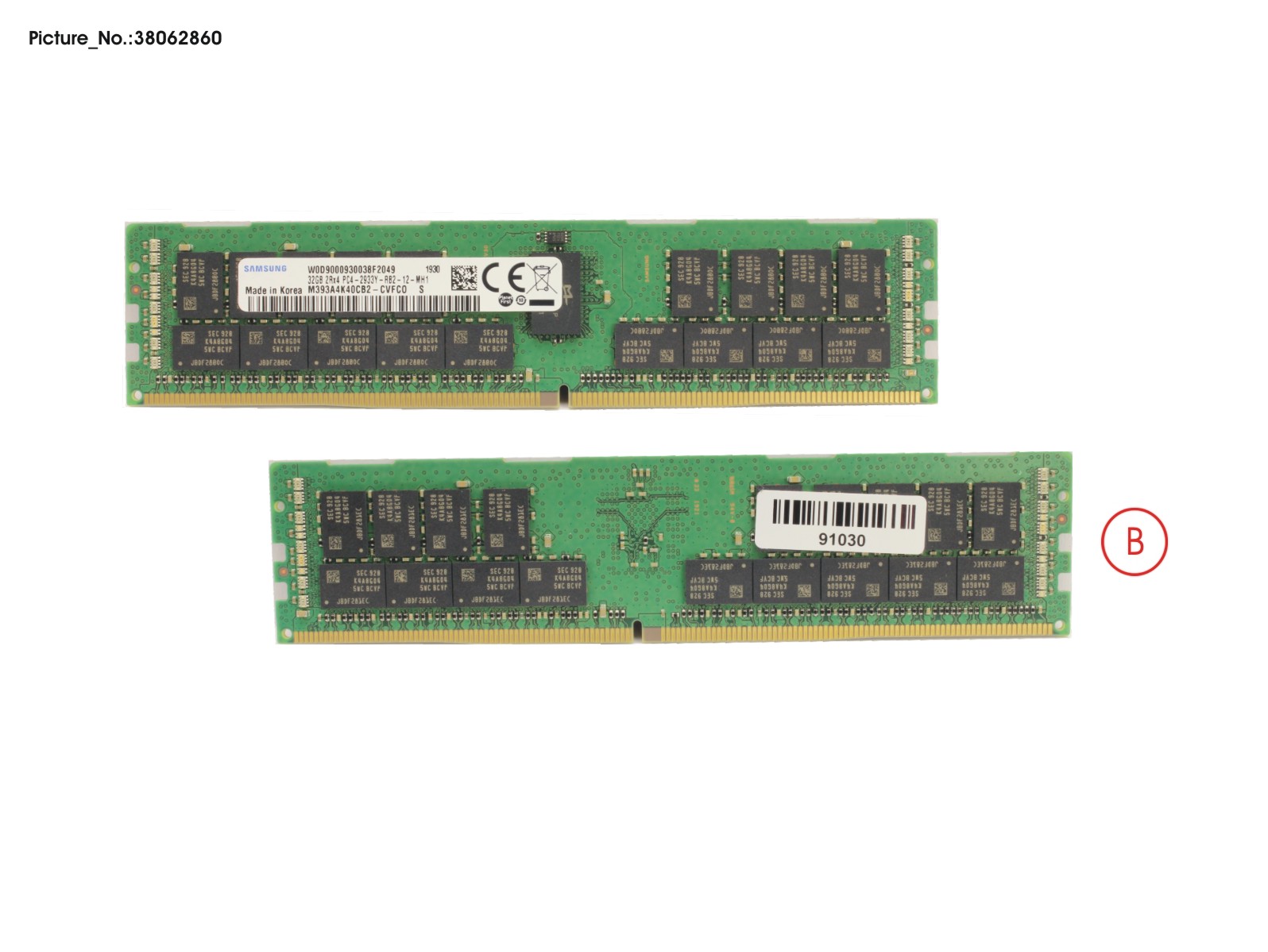 FUJITSU 32GB (1X32GB) 2RX4 DDR4-2933 R ECC FUJITSU 32GB (1X32GB) 2RX4 DDR4-2933 R ECC