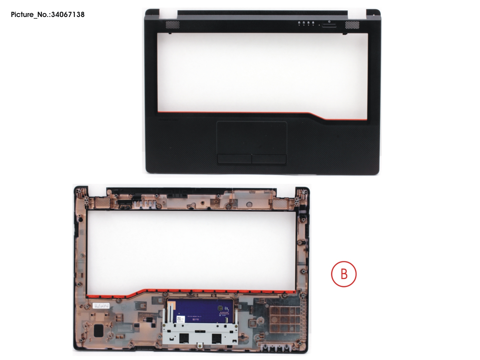 UPPER ASSY W/O SC, W/O FP