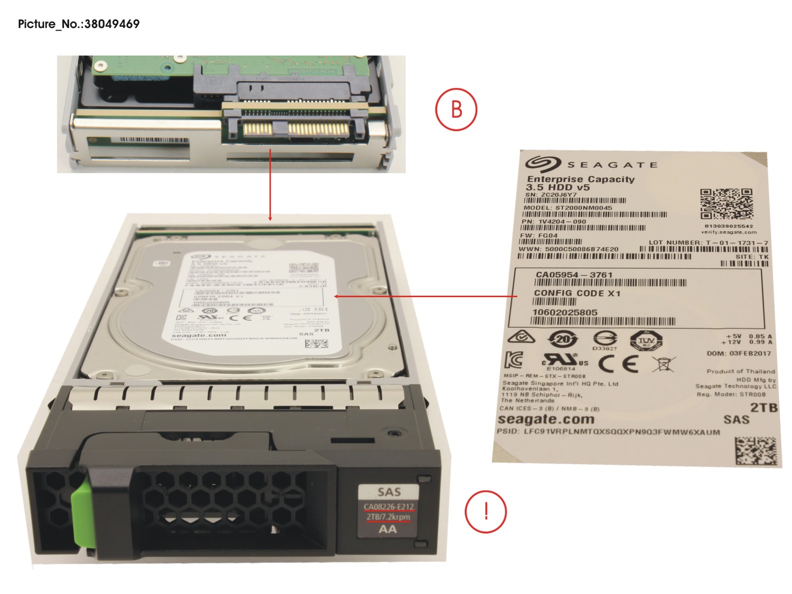 DX S4 HD DRIVE 3.5  2TB 7.2K