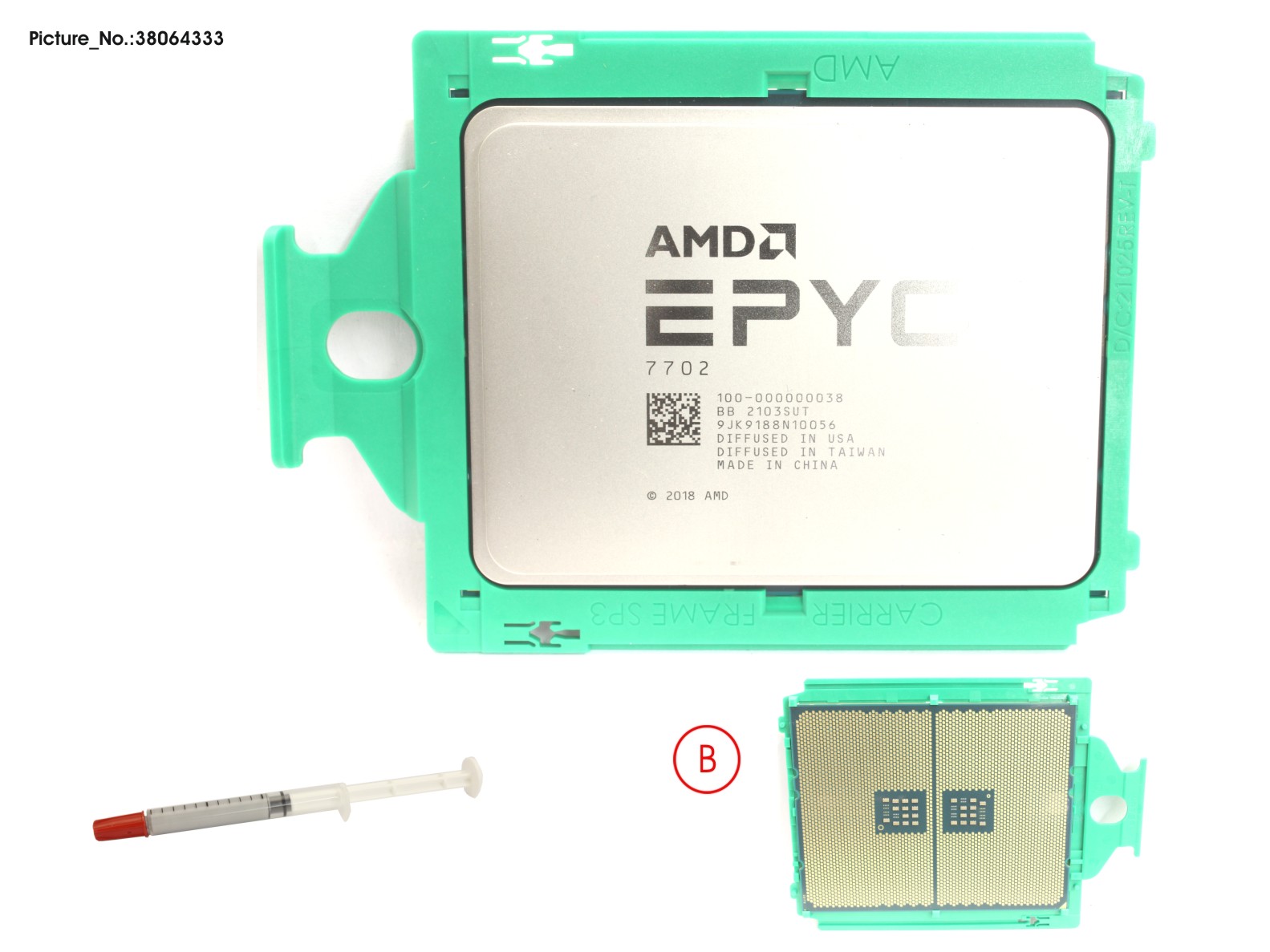 CPU SPARE AMD EPYC 7702 CPU SPARE AMD EPYC 7702
