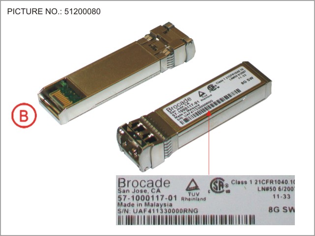 FC SFP+ MMF 8GB LC (BROCADE)