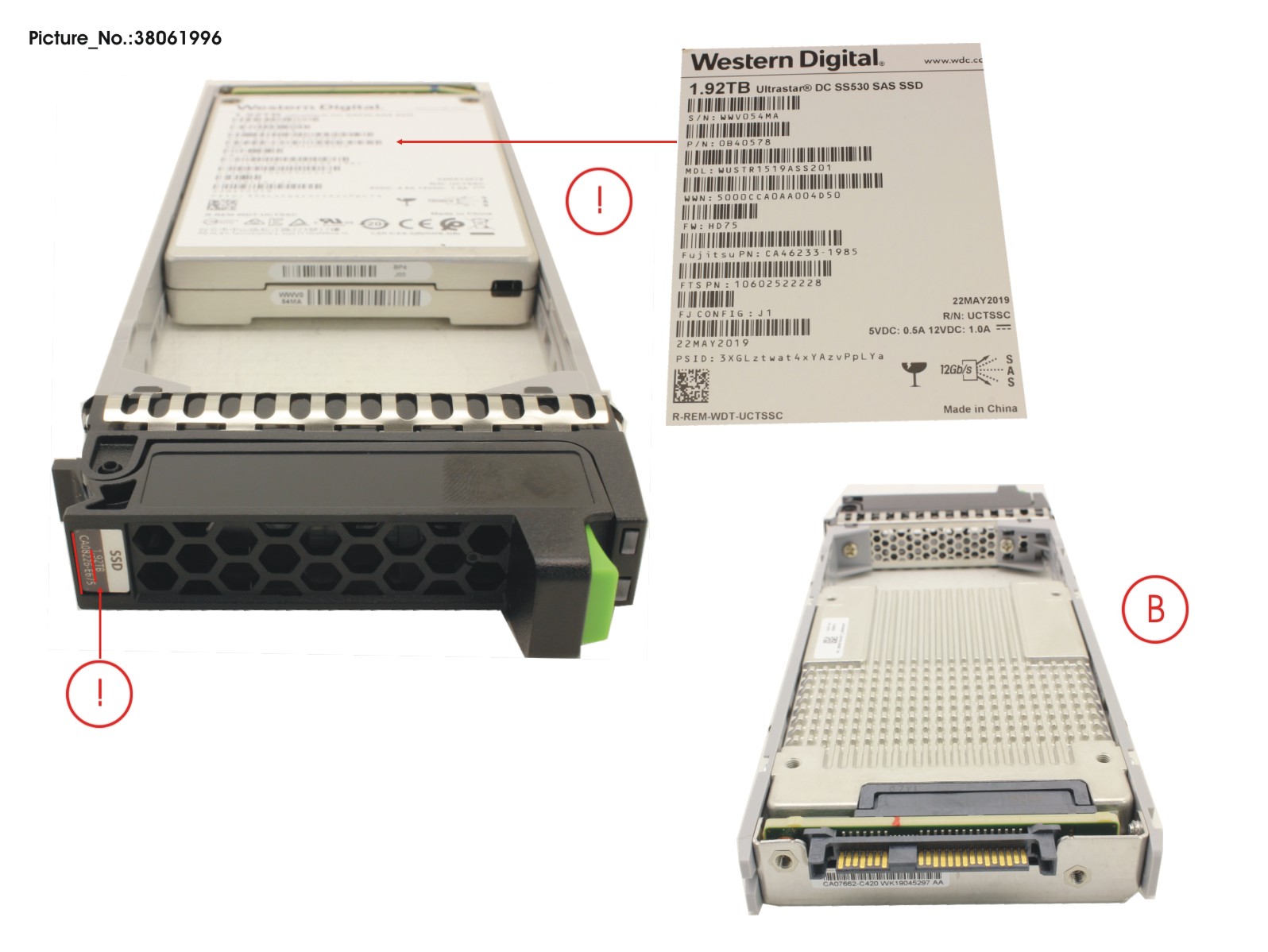 DX S3/S4 SED SSD 2.5 1.92TB DWPD1 12G