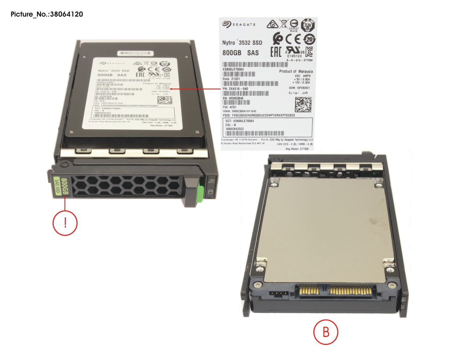 SSD SAS 12G MU 800GB IN SFF SLIM