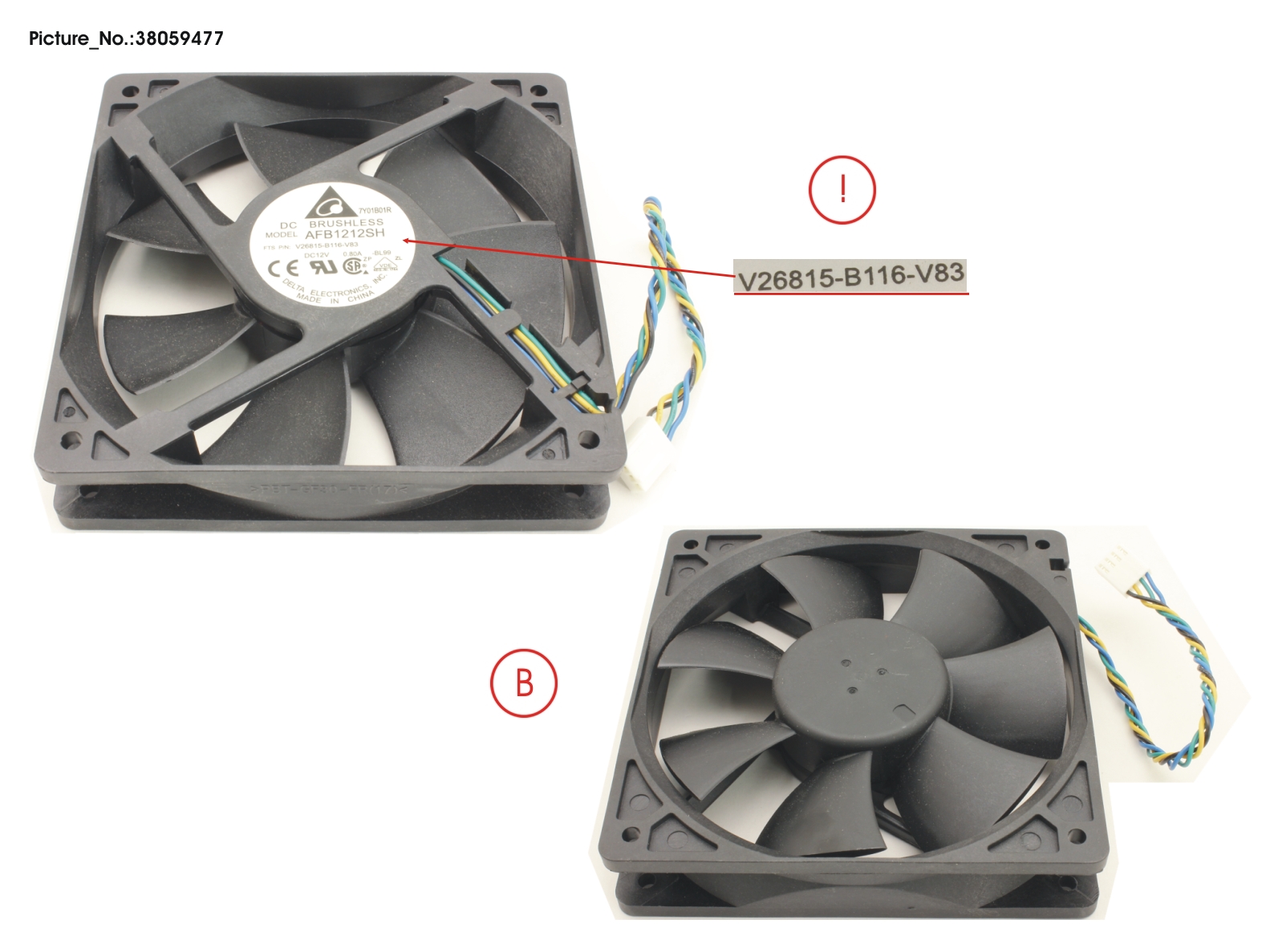 FUJITSU FAN 120X25 PWM